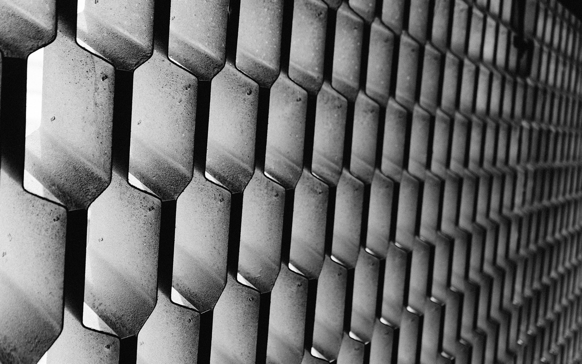 industry, pattern, abundance, arrangement, backgrounds, large group of objects, silver colored, wallpa, focus on foreground, day, order, life, wall - building feature, HD Wallpaper