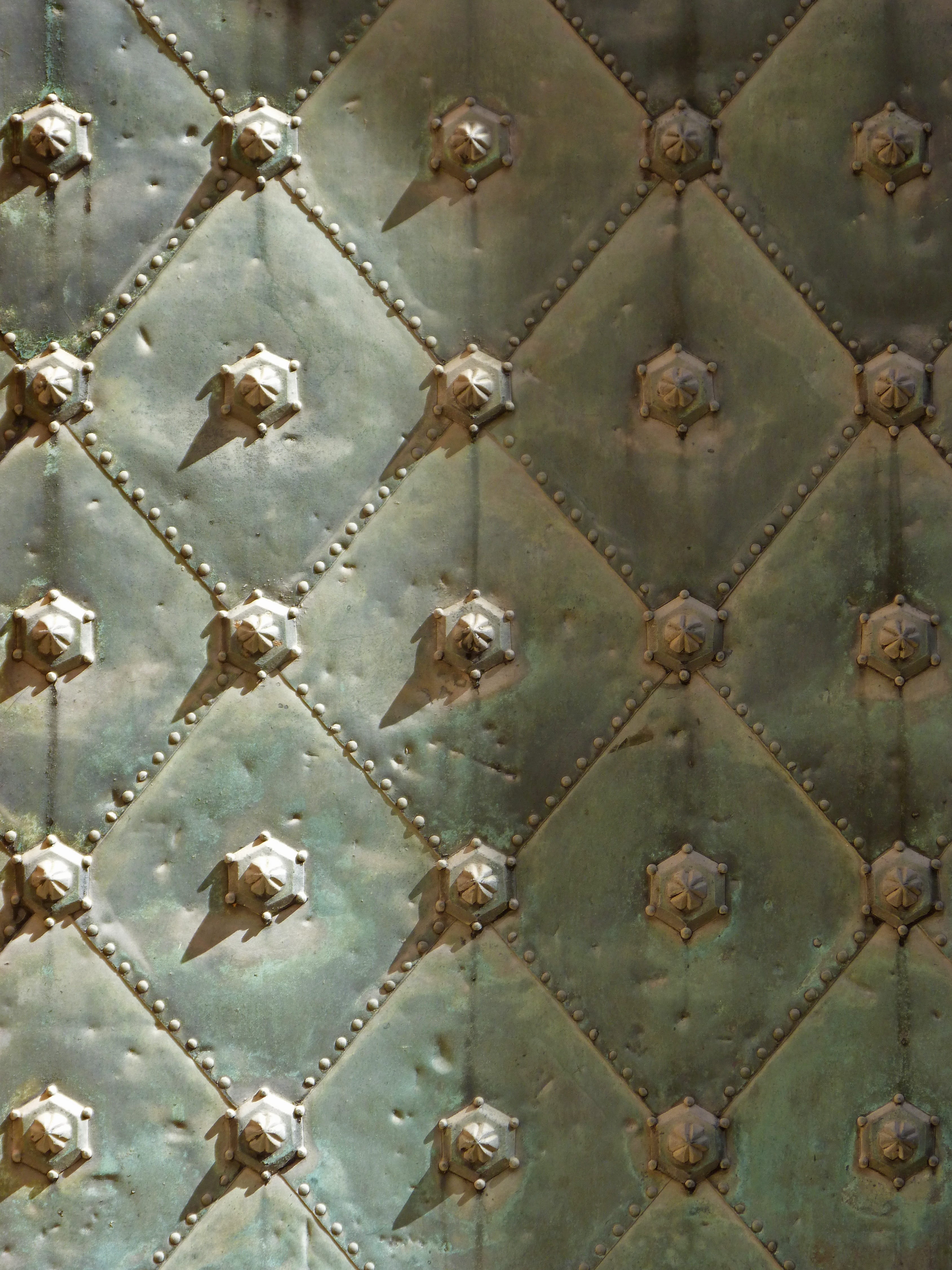 security, 4K, floral pattern, backgrounds, full frame, barrier, Texture, padding, safety, wall - building feature, boundary, close-up, no people, Door, Phone HD Wallpaper
