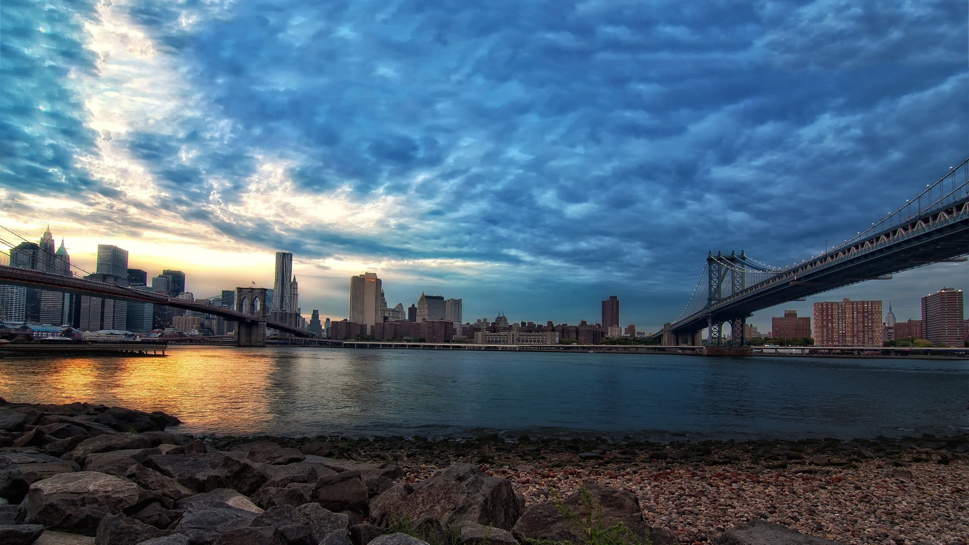 clouds, transportation, bay, architecture, office building exterior, boat, bridge - man made structure, nature, vacation, structure, pier, outdoors, modern, HD Wallpaper