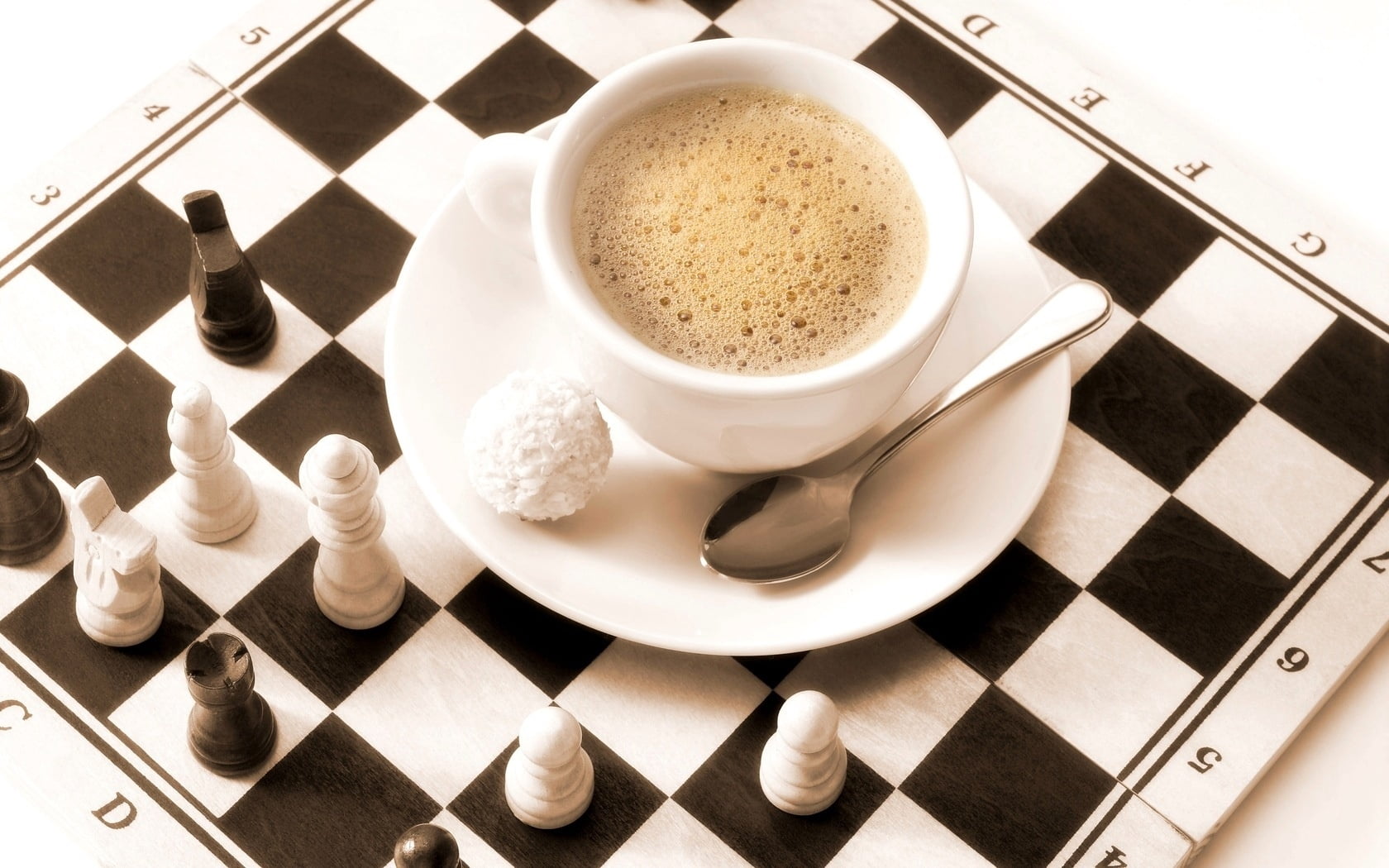breakfast, latte, spoon, gourmet, no People, food And Drink, cup, kitchen utensil, freshness, eating utensil, coffee, saucer, tray, food, drinks, still life, HD Wallpaper
