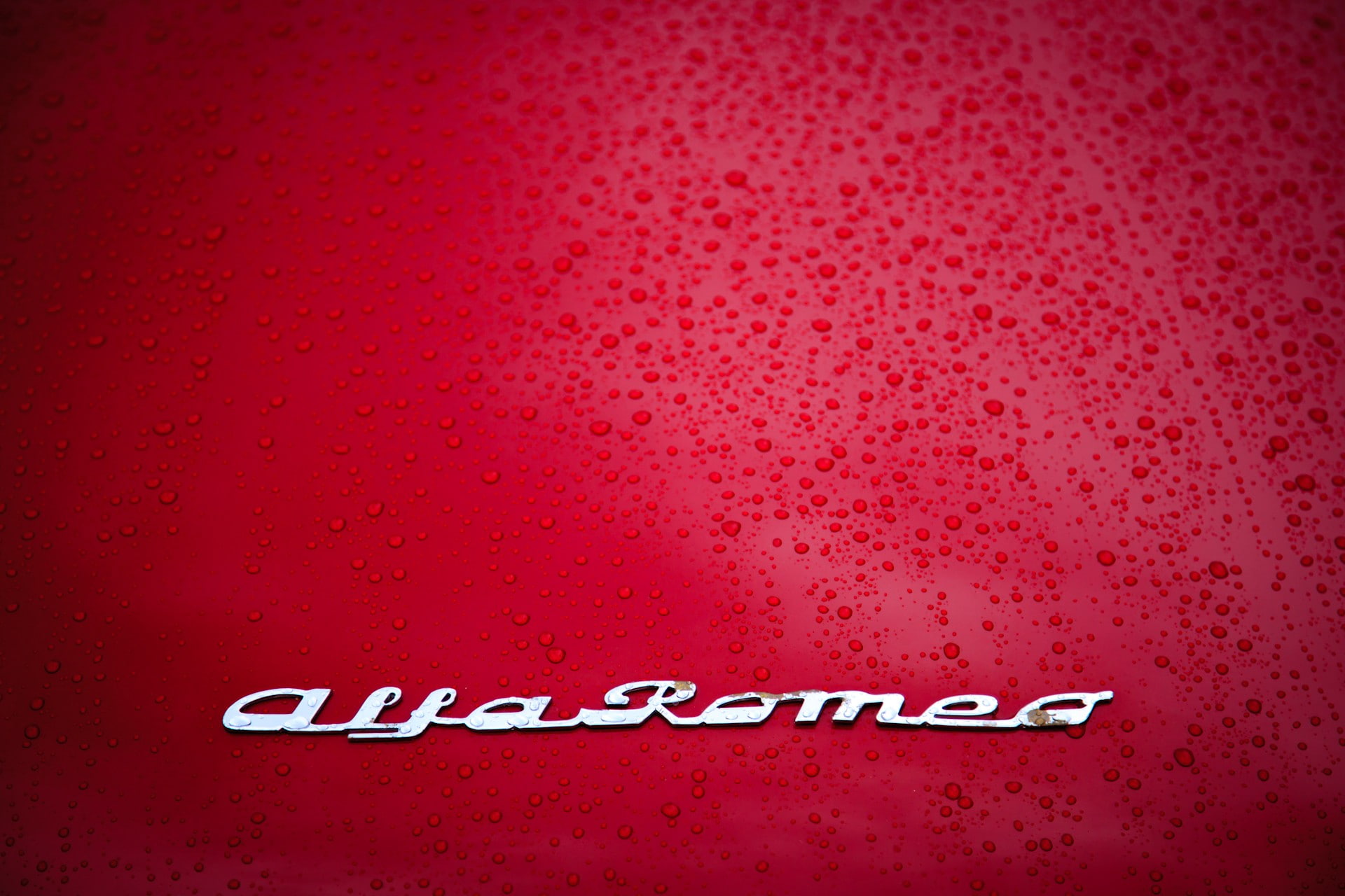 car, logo, hood, 1080P, Alfa Romeo, HD Wallpaper