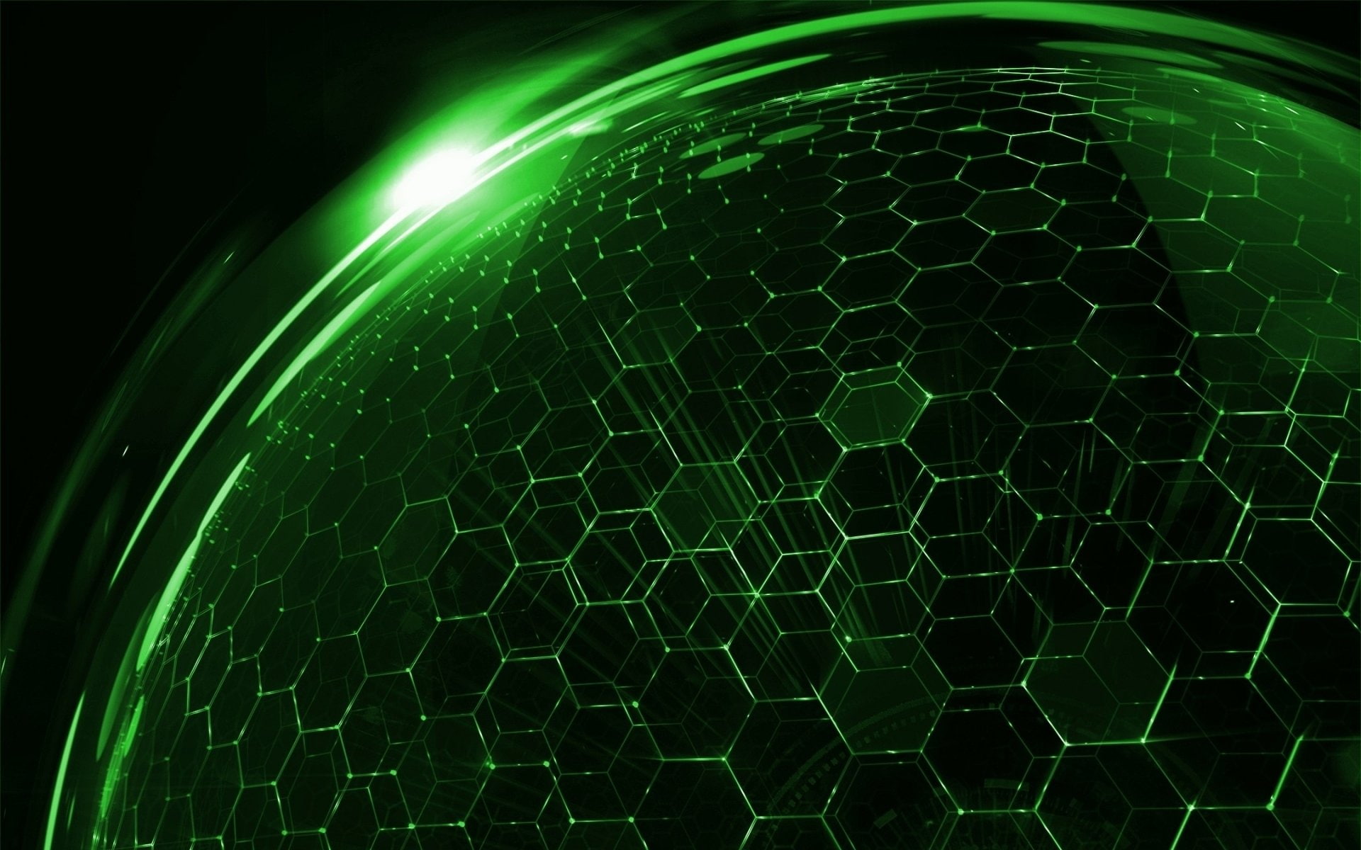 Digital Art, studio shot, indoors, Pattern, night, Abstract, honeycomb, textured, sphere, technology, nature, backgrounds, shape, design, no people, 1080P, HD Wallpaper