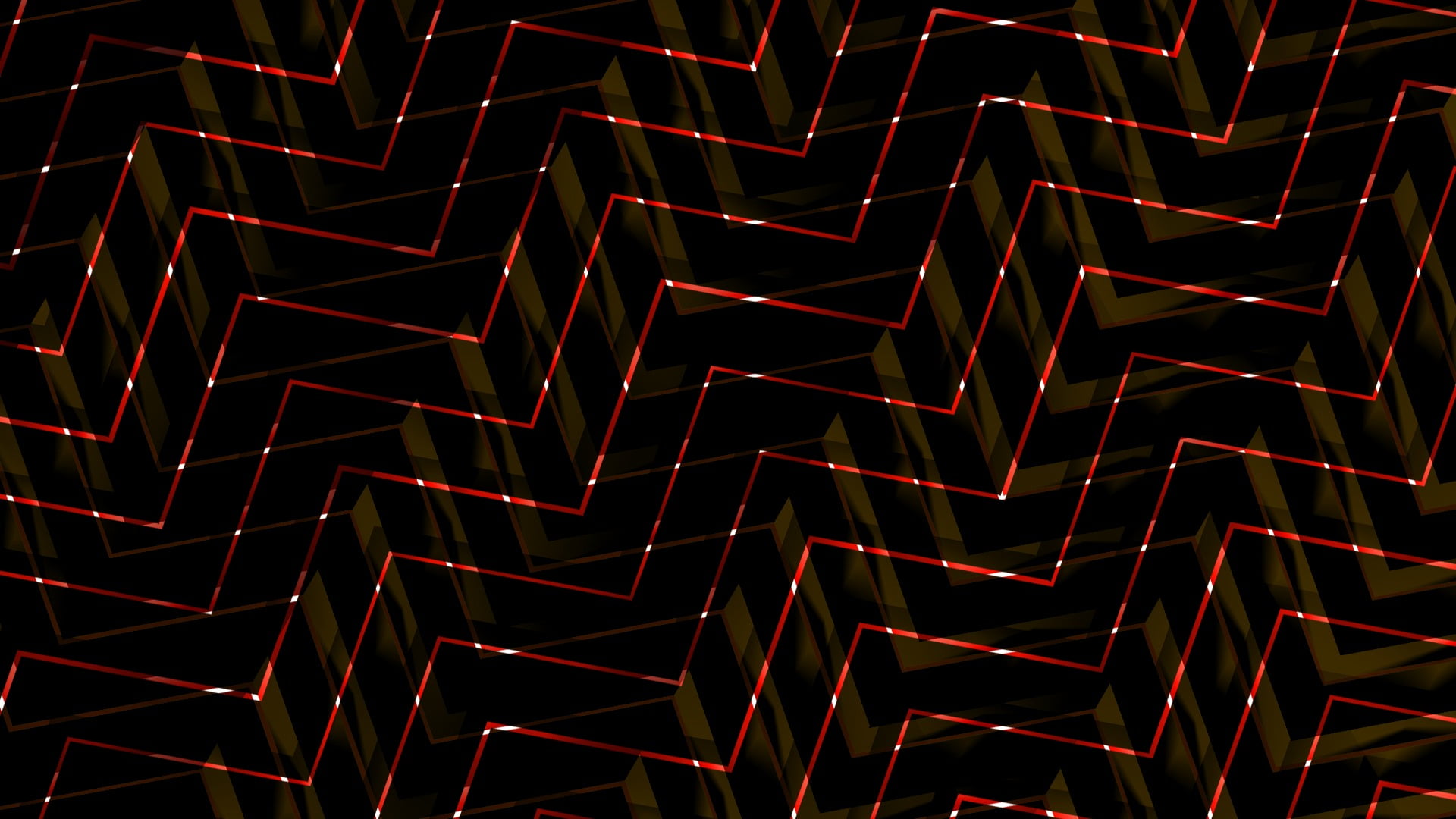pattern, illuminated, close-up, black background, directly above, studio shot, large group of objects, red, full frame, green color, blocky, HD Wallpaper