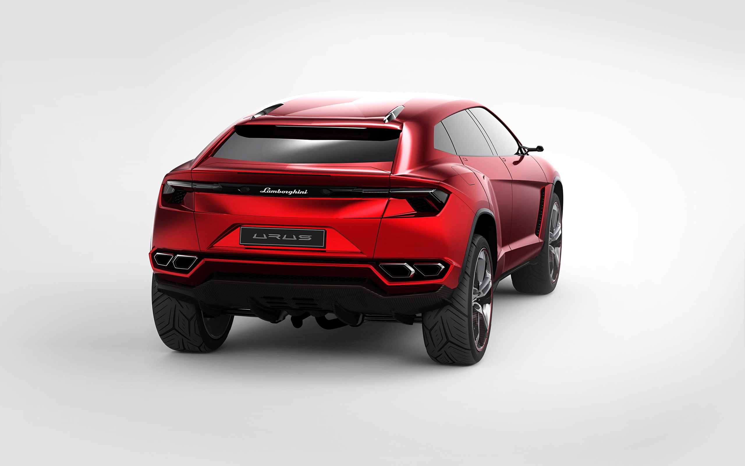 studio, rear, 2K, urus, lamborghini, Lamborghini Concept, concept, Lamborghini Urus, HD Wallpaper
