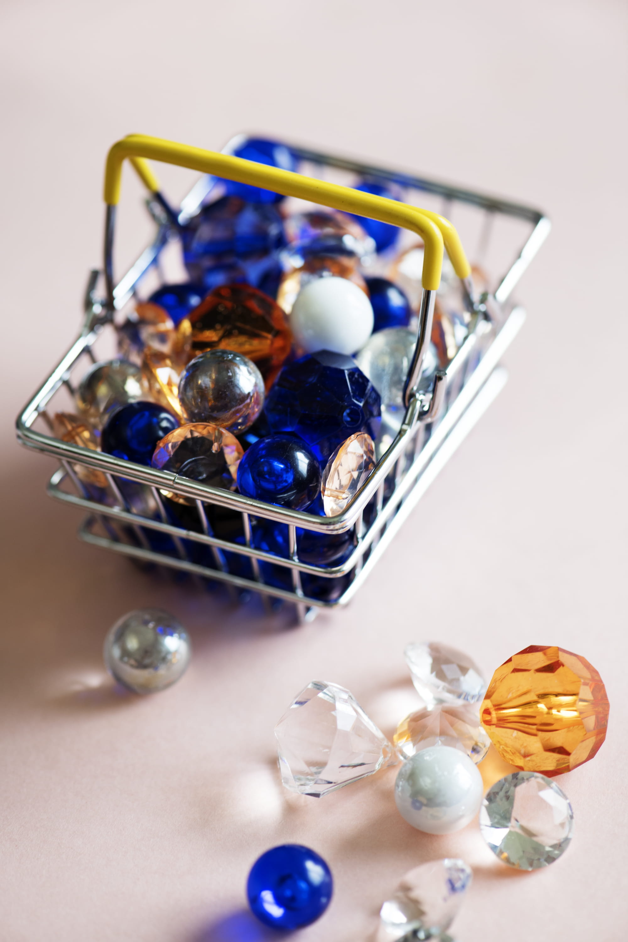 crafts, purple, shape, colorful, assorted, ornaments, table, no people, crystal, large group of objects, gemstone, colours, abundance, small, bracelets, Phone HD Wallpaper