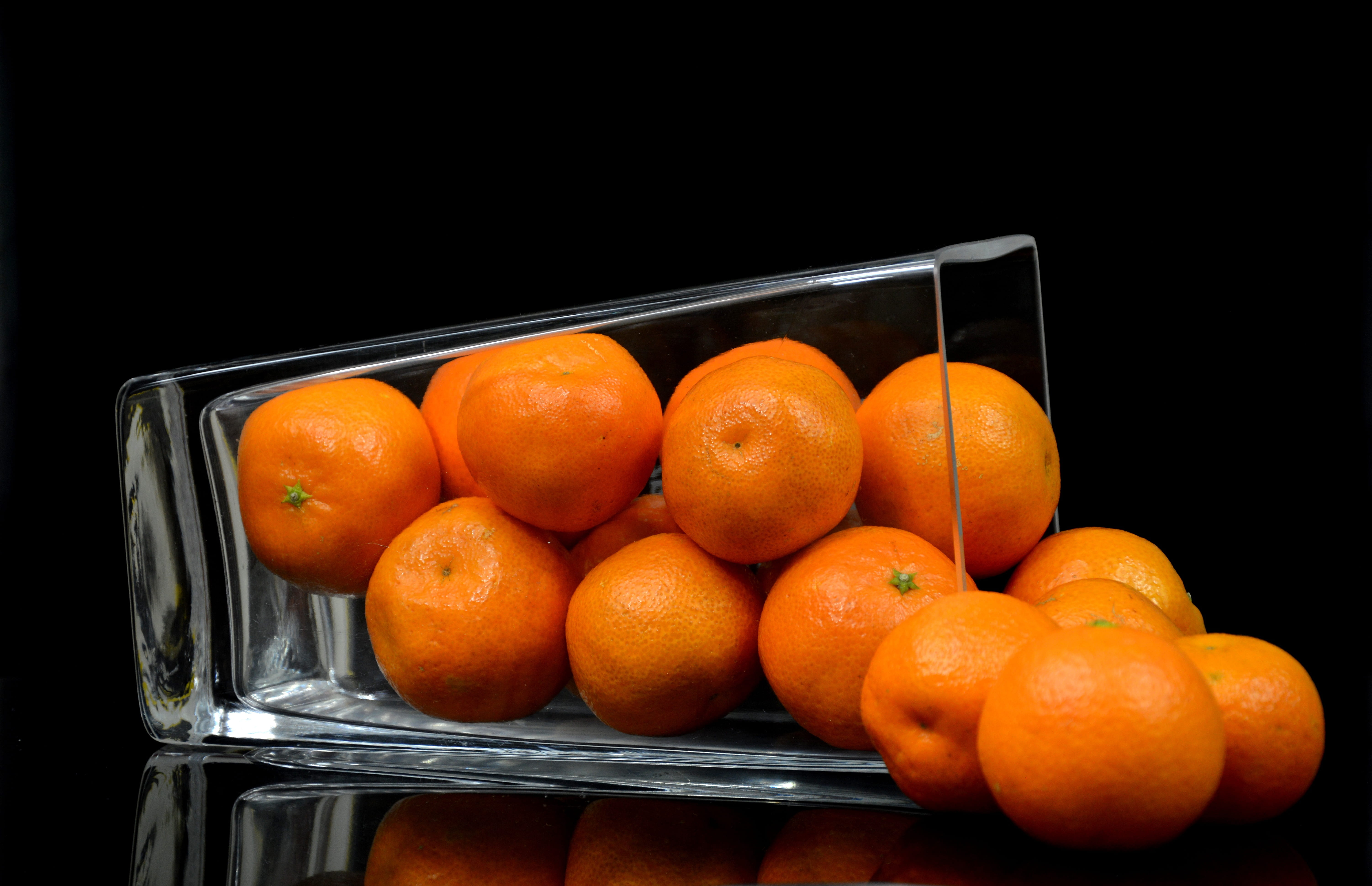 cup, fruit, close-up, group of objects, closeup, orange color, indoors, 5K, healthy, large group of objects, no people, container, clear, citrus fruit, HD Wallpaper
