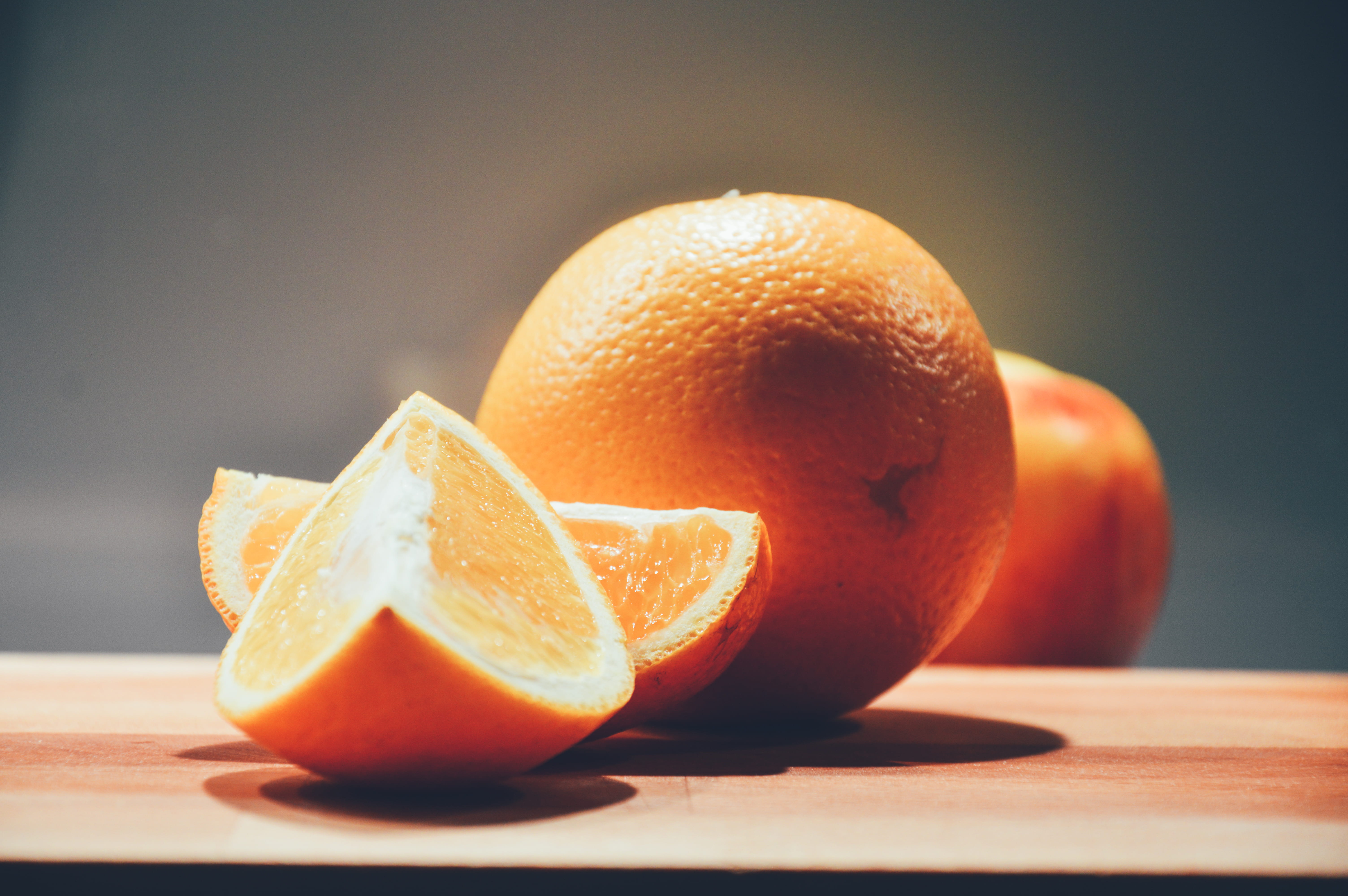 sunlight, round, shadow, freshness, nutrition, tangerine, indoors, 5K, light, close-up, orange color, still life, studio shot, citrus fruit, vitamin, slice, HD Wallpaper