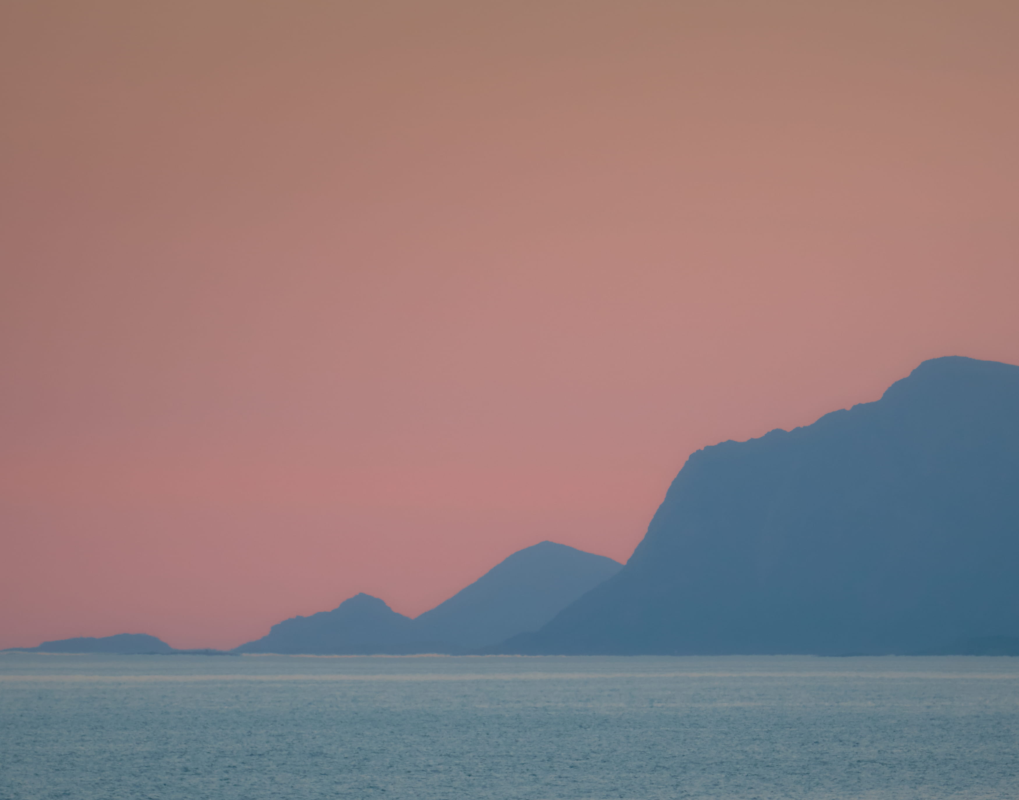 photography, mountain, norway, turquoise, sky, travel, volcano, island, hill, minimal, nature, scenics, outpost, tranquil Scene, 2K, sunset, mediterranean Sea, HD Wallpaper