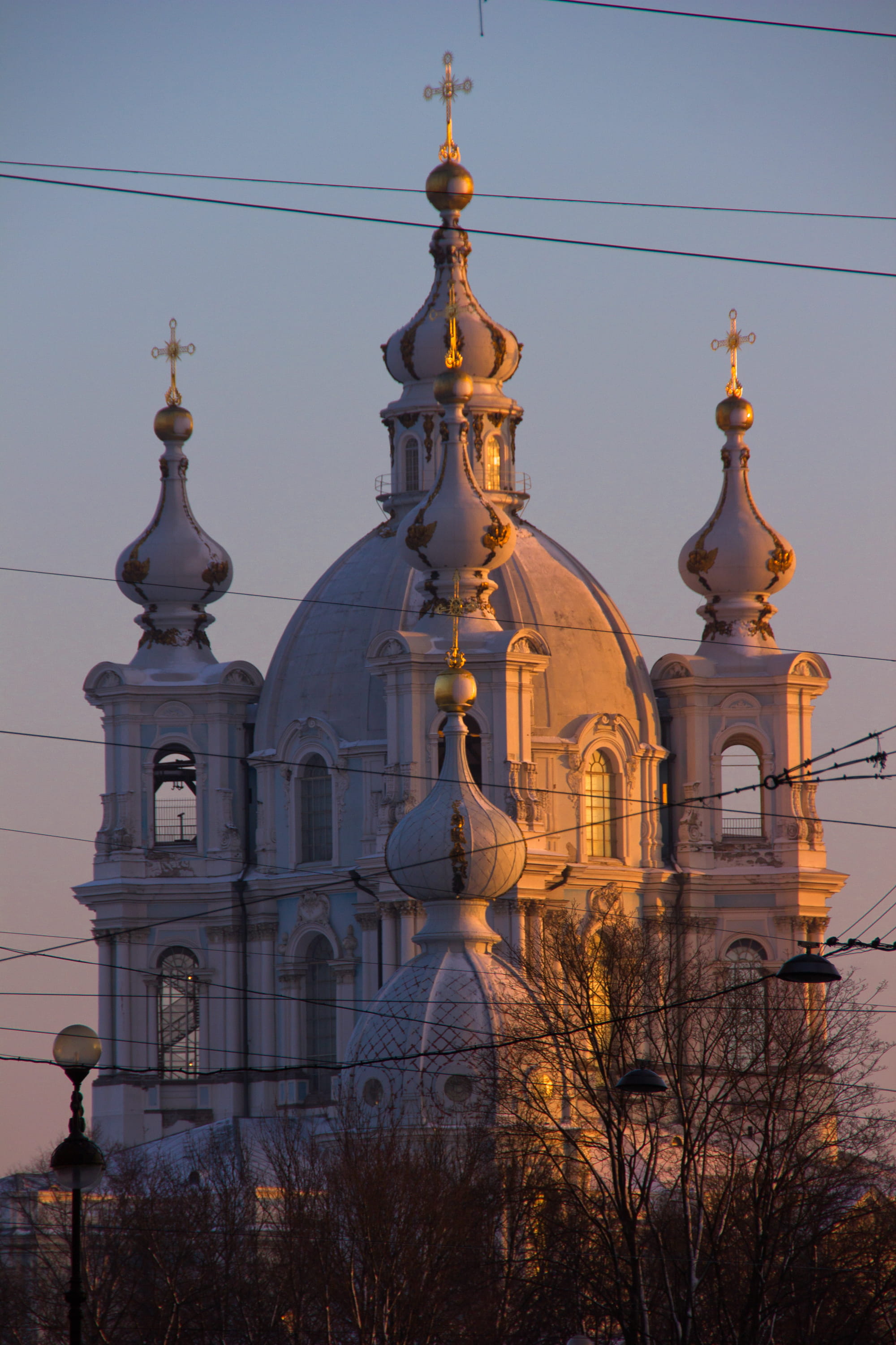 tree, travel, lantern, famous, cityscape, russia, 2015, cathedral, church, christianity, 2K, the past, place of worship, facade, travel destinations, summer, Phone HD Wallpaper