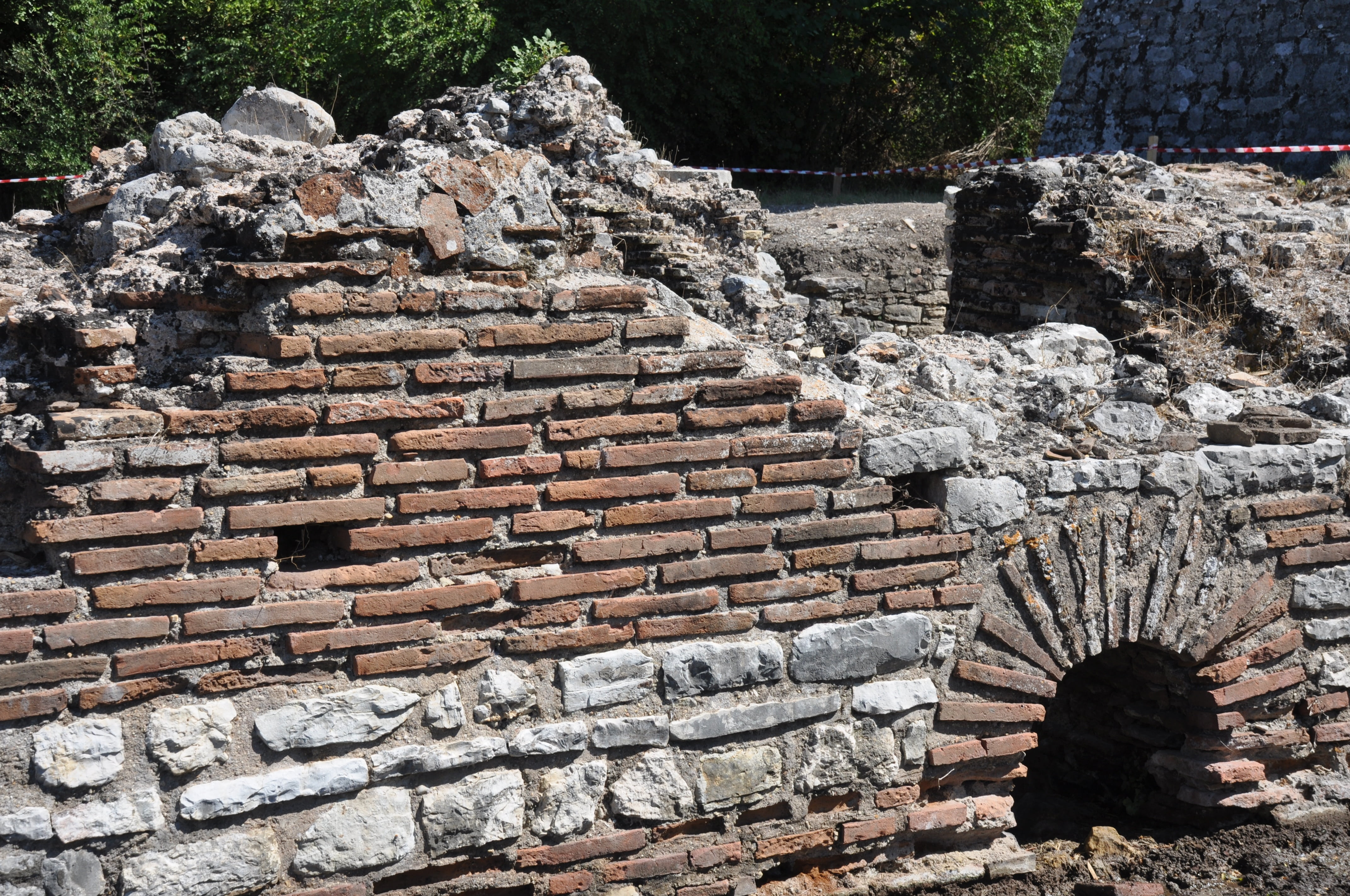 4K, butrint, nature, old ruin, sunlight, architecture, brick, ruined, ancient, temple, stone wall, outdoor, outdoors, summer, journey, albania, the past, HD Wallpaper