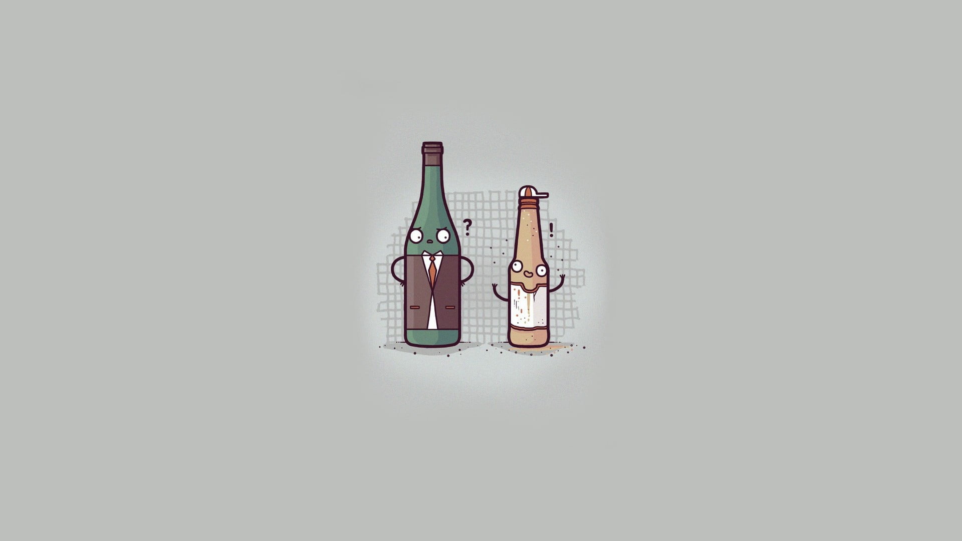 still life, two, food and drink, illustration, studio shot, no people, copy space, wine, single object, refreshment, glass - material, green, bottles, high angle view, HD Wallpaper