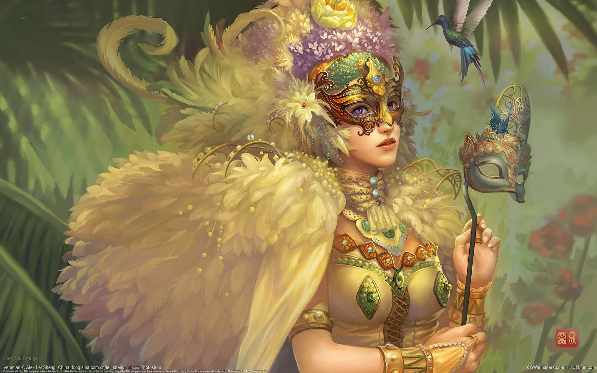d, 1080P, anime, fantasy, art, hd, Abstract, 3D, Angel, beauty, hidden, HD Wallpaper