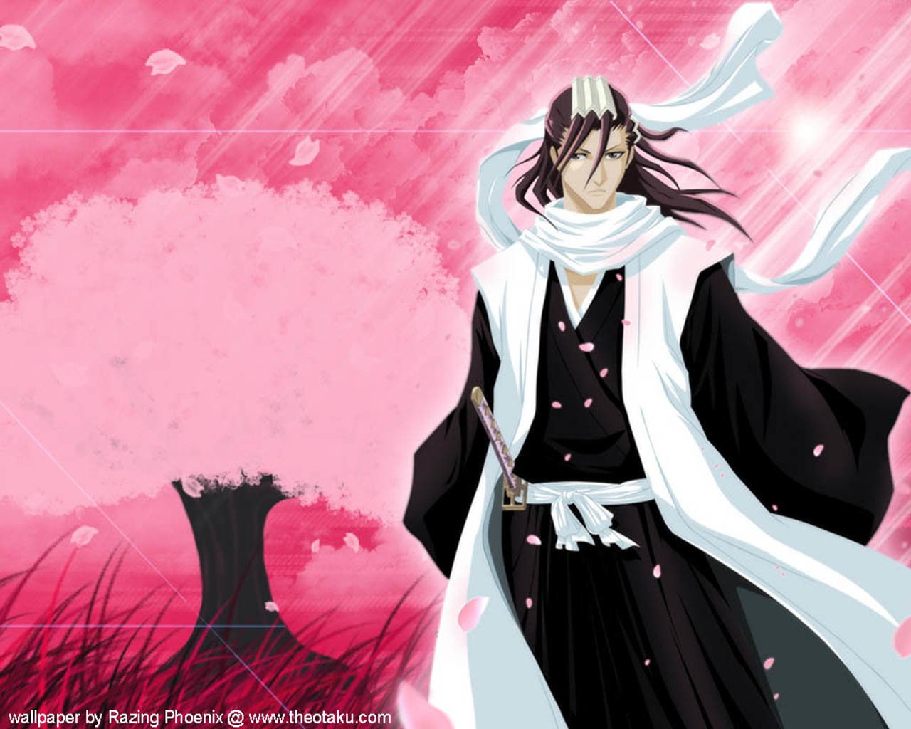 Byakuya Kuchiki, Bleach, 720P, HD Wallpaper