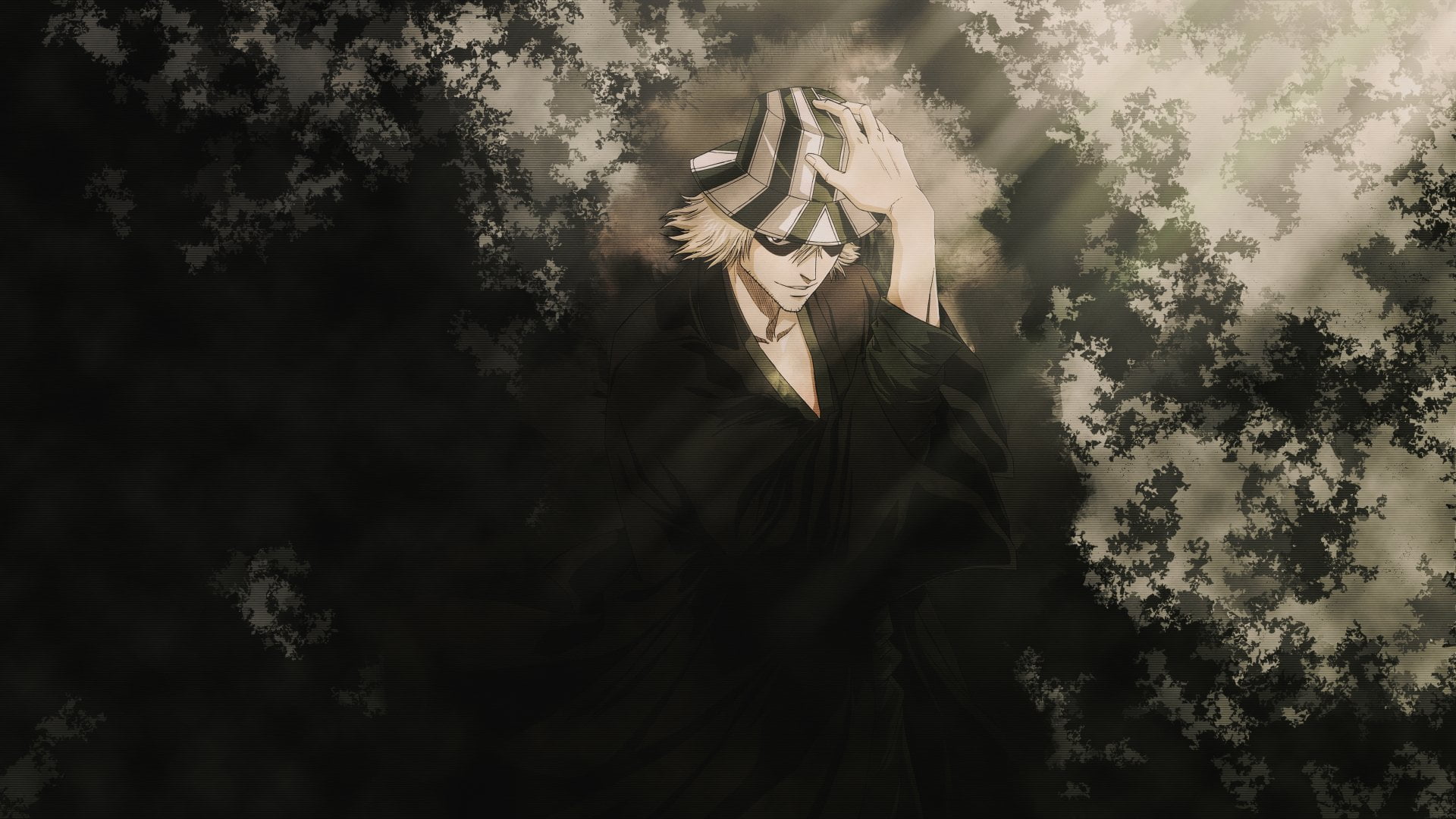 obscured face, women, leisure activity, nature, Bleach, hairstyle, day, three quarter length, front view, 1080P, Kisuke Urahara, standing, lifestyles, HD Wallpaper