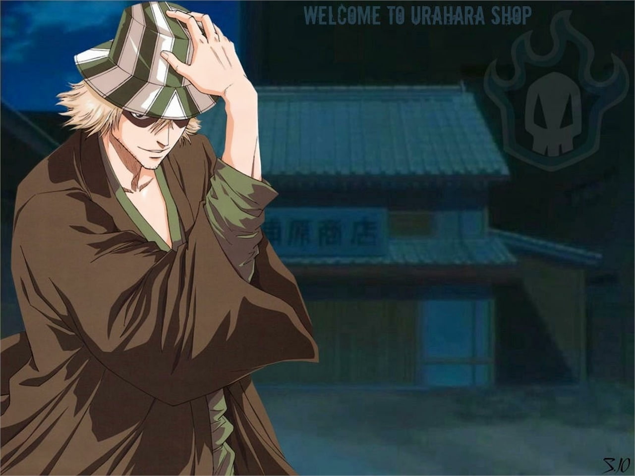 720P, Kisuke Urahara, Bleach, HD Wallpaper