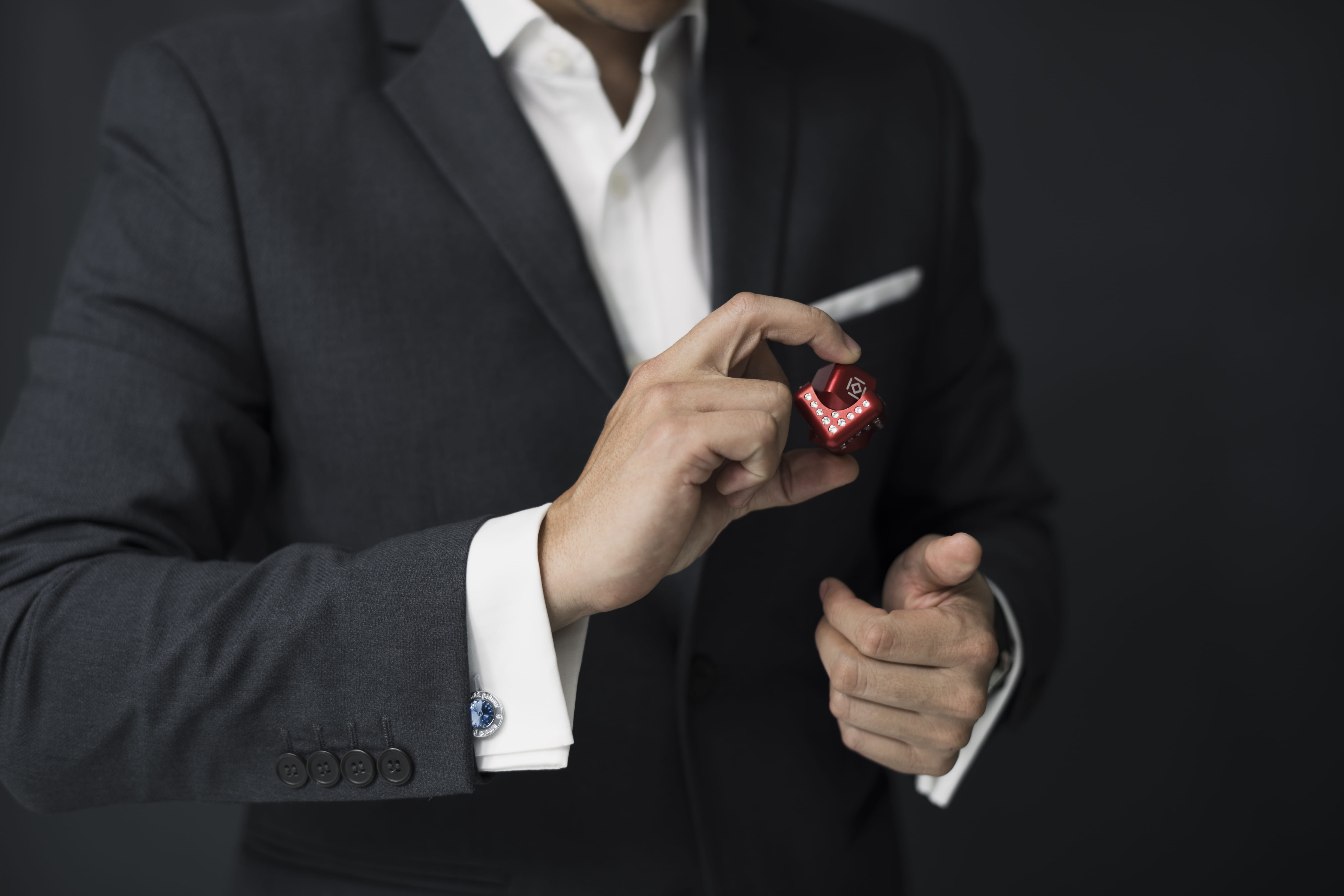 formalwear, wear, conceptual, achievement, technology, hand, 5K, human body part, exclusive, full suit, luxury, black background, studio, person, stress, HD Wallpaper