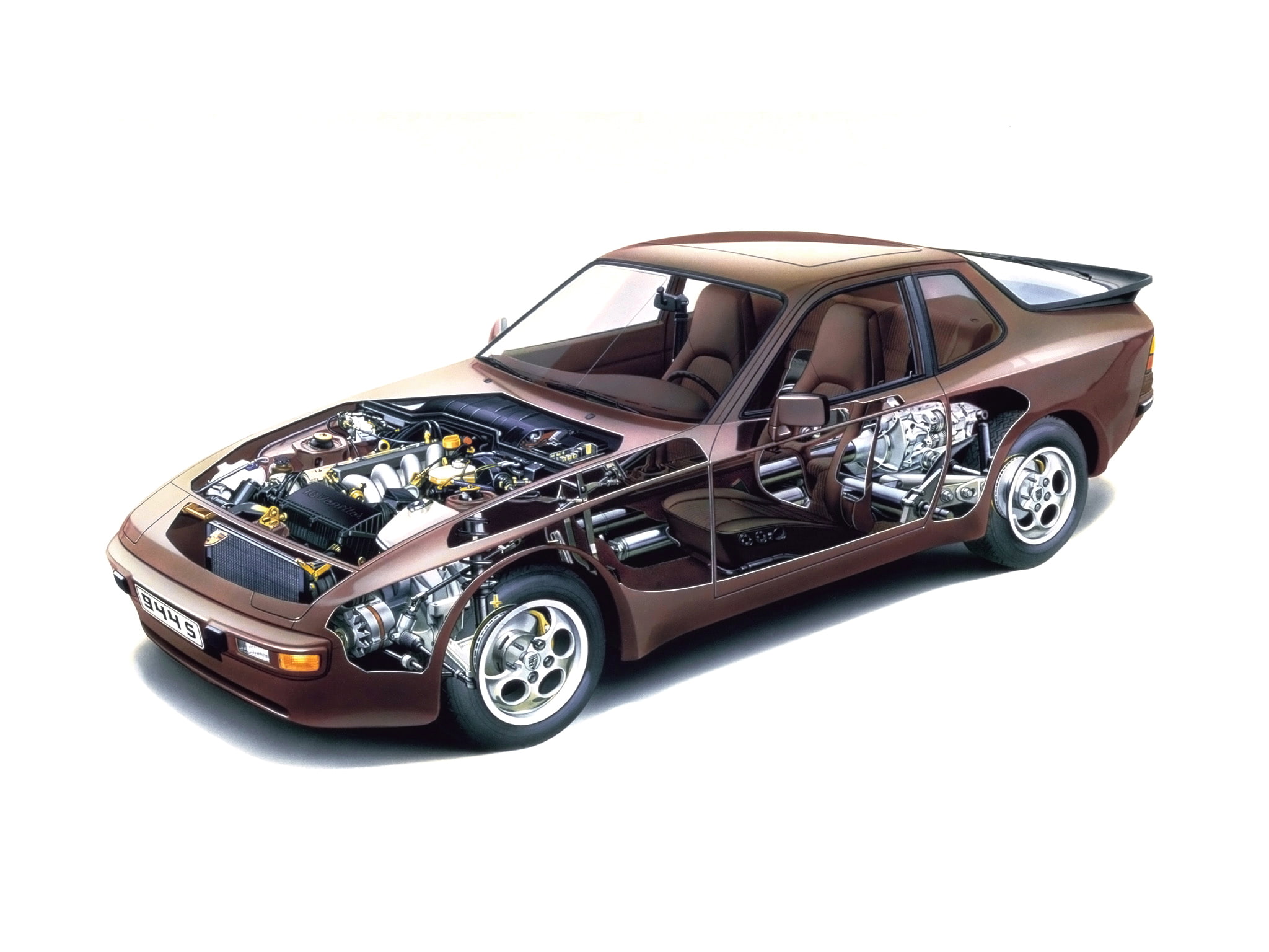 porsche, classic, 944, 1080P, 1987, coupe, HD Wallpaper