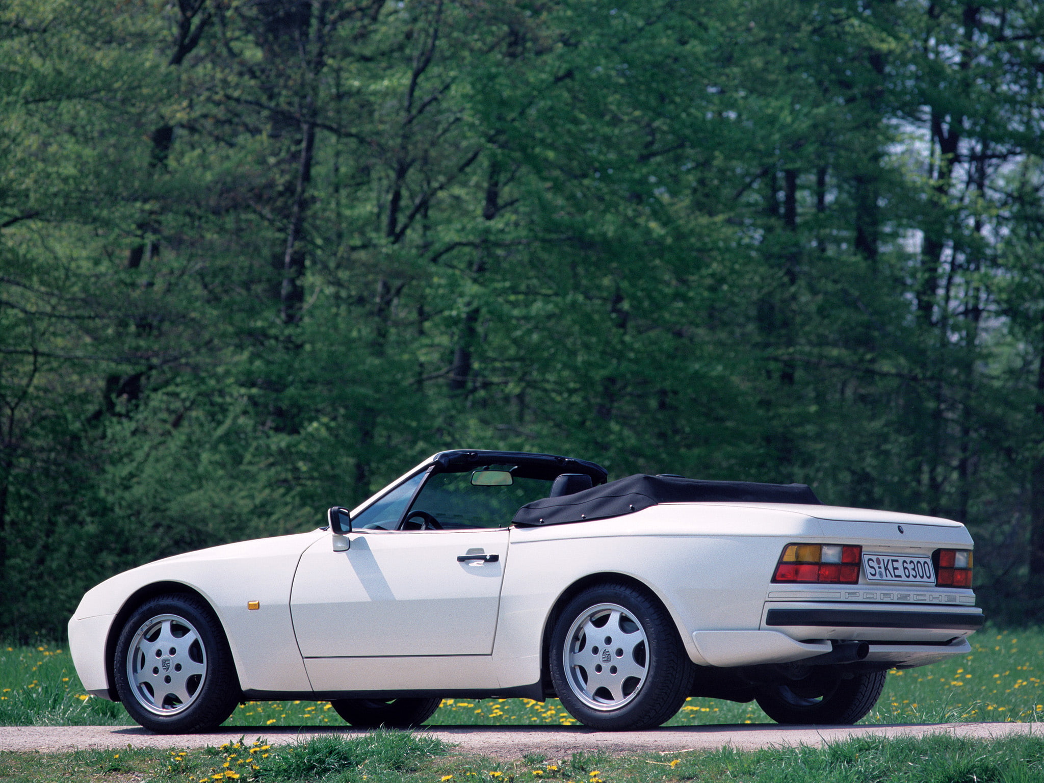 cabriolet, 1080P, 944, porsche, s 2, 1989, HD Wallpaper