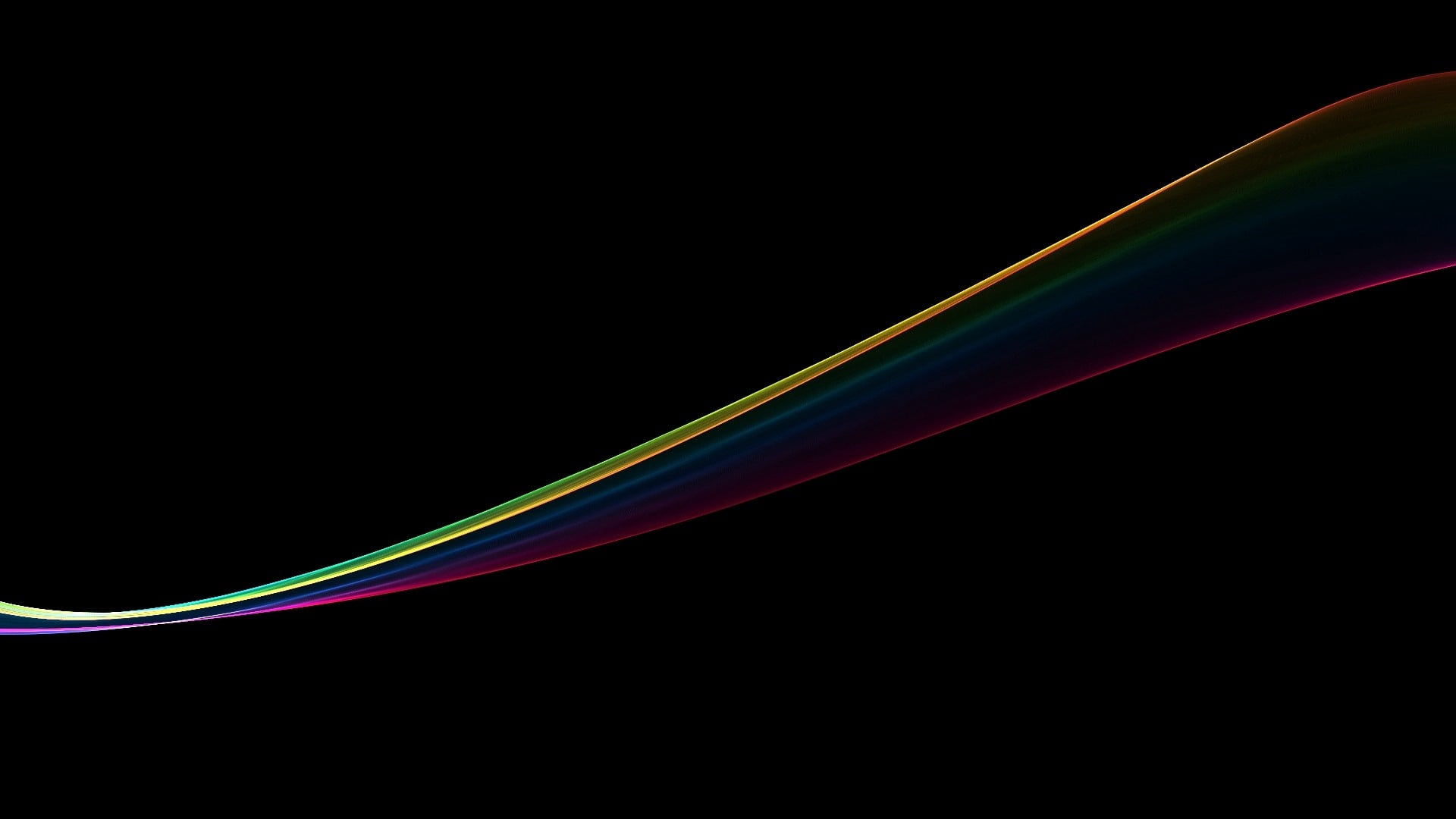 blue, technology, curve, flowing, photographic Effects, digital, spectrum, light - Natural Phenomenon, motion, computer Graphic, abstract, colors, HD Wallpaper