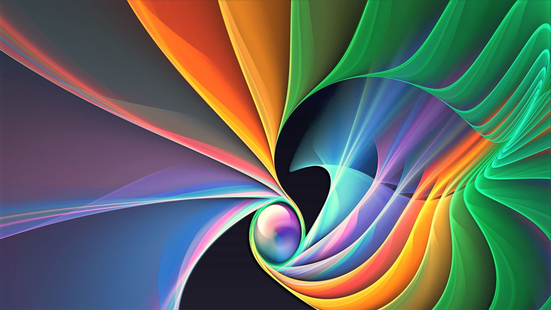 illustration, curve, color, shape, computer Graphic, flowing, colorful, rainbow, digitally Generated Image, swirl, creativity, full frame, studio shot, HD Wallpaper