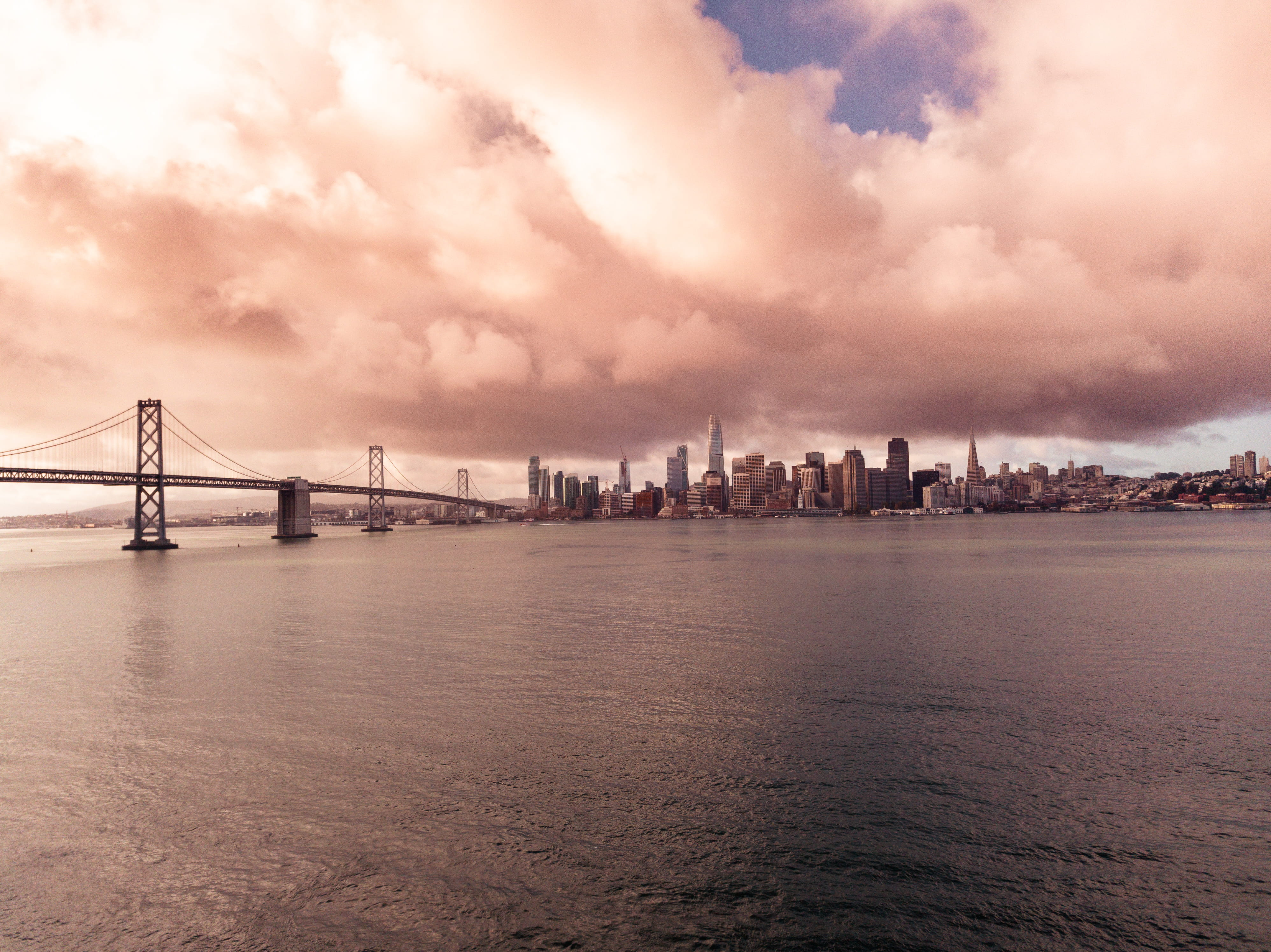 travel destinations, outdoors, engineering, united states, architecture, sky, travel, nature, water, building exterior, connection, transportation, bay, HD Wallpaper