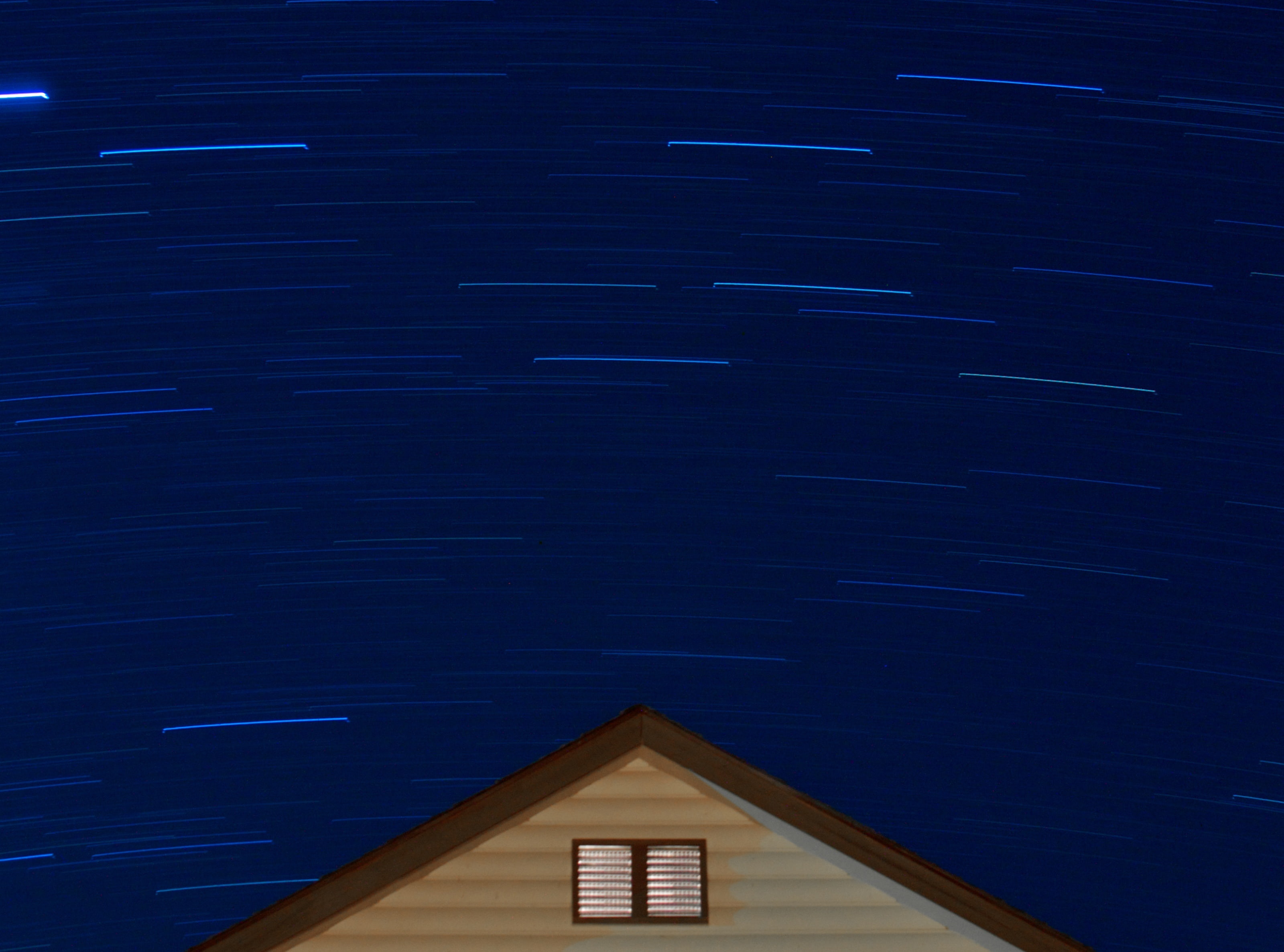 built structure, Exposure, 2K, Vista, blue, night, sky, astronomy, building, space, architecture, Stars, Buena, pattern, starry, star - space, Pretty, HD Wallpaper