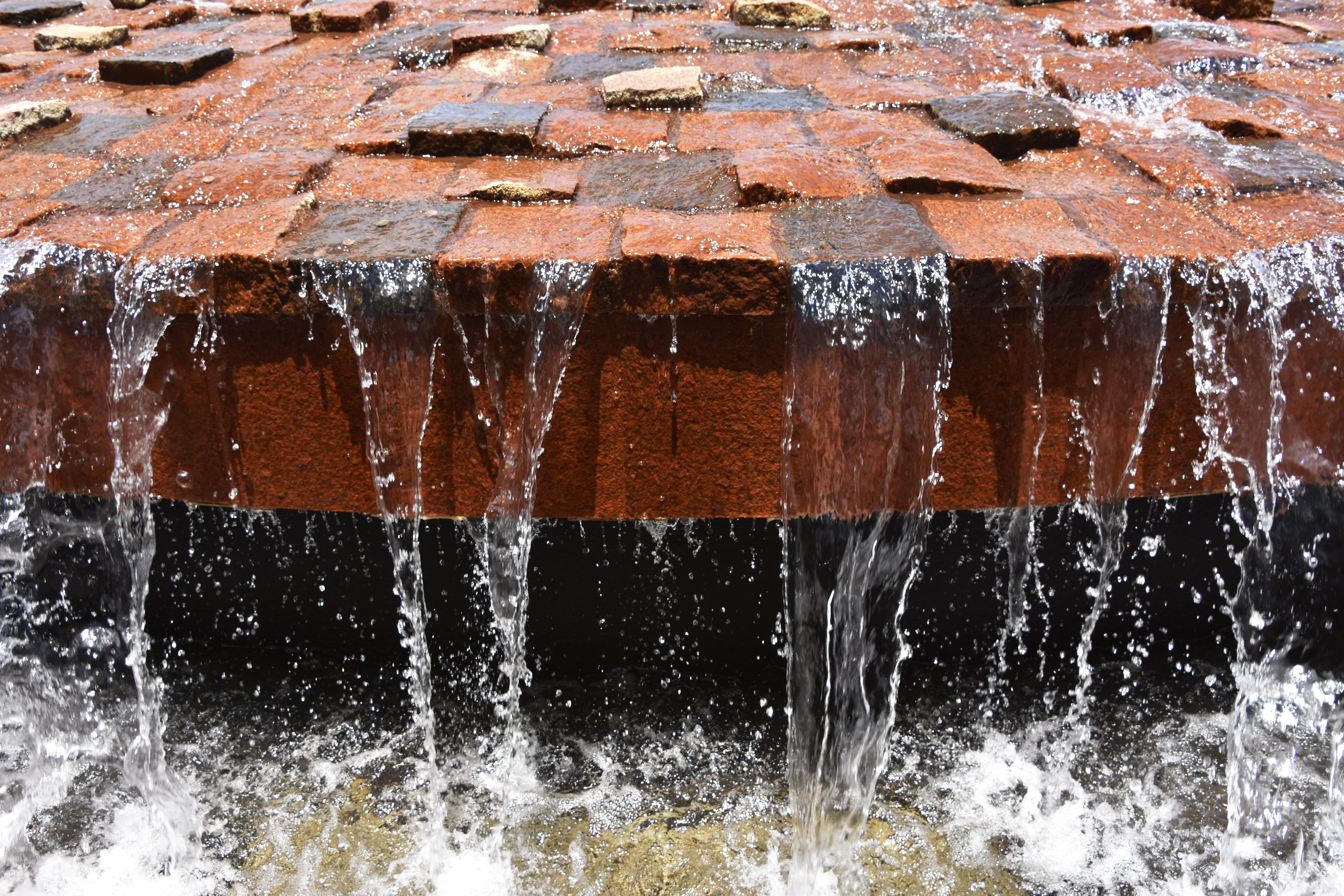 close-up, motion, blurred motion, spraying, united states, water, day, built structure, fountain, 5K, stone, wet, no people, outdoors, interesting, nature, HD Wallpaper