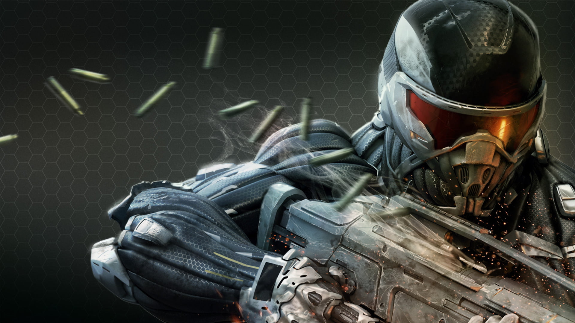 power, no people, mode of transportation, nanosuit, steel, security, transportation, metal, people, close-up, motorcycle, protection, Crysis 2, Crisis 2, HD Wallpaper