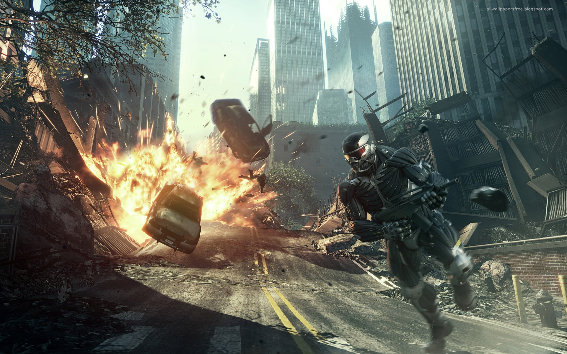 hd, armor, art, nanosuit, Crysis, 1080P, video, game, games, HD Wallpaper