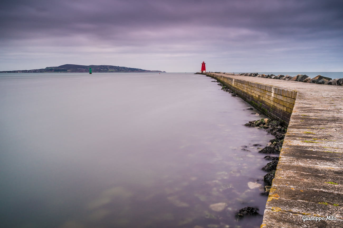 nature, 720P, sea, Ireland, europe, black  cloud, photo, water, nex, photography, natures, exposure, sony, Poolbeg lighthouse, landscape, long, dark, nex6, HD Wallpaper