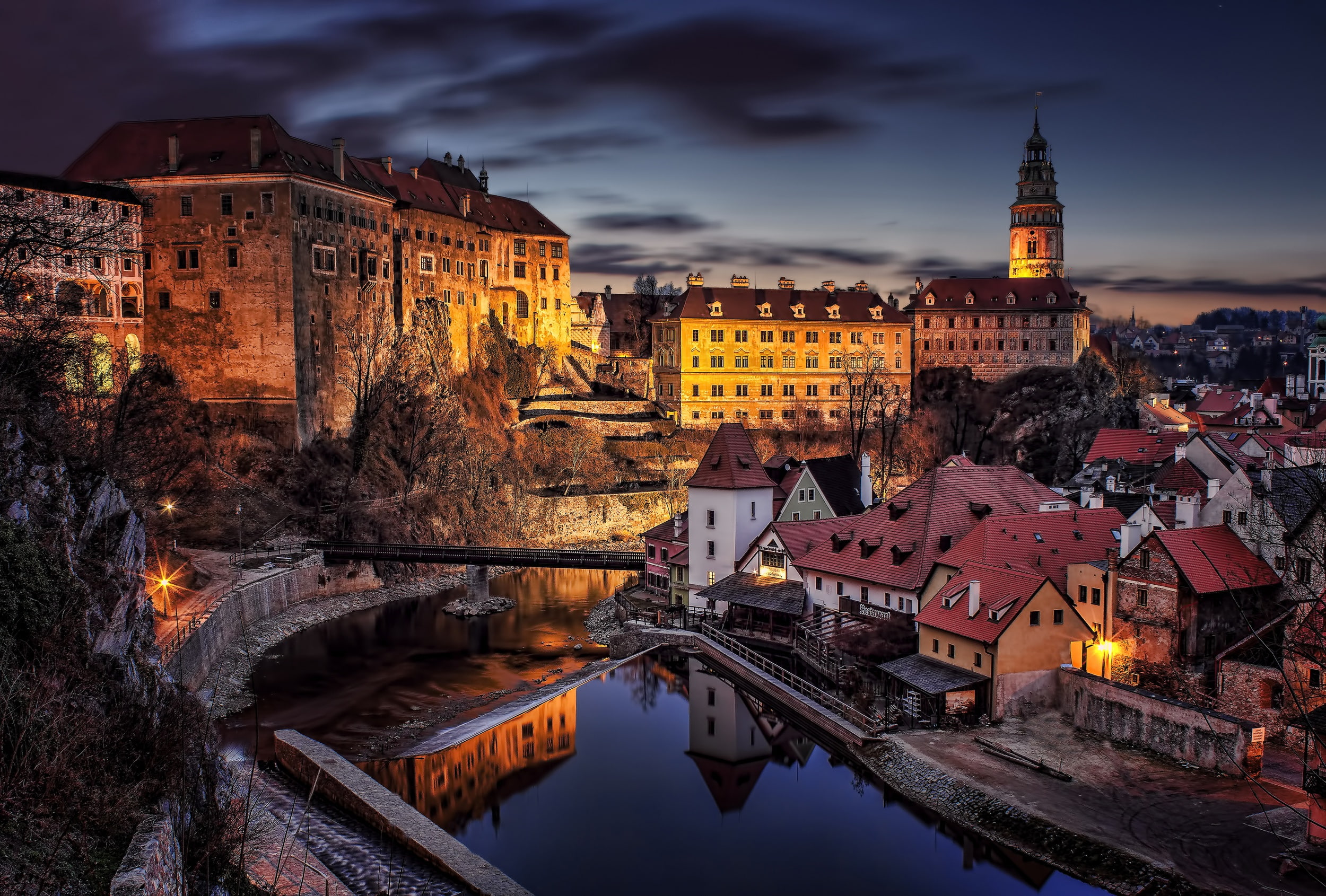Czech Republic, 1080P, Cesky Krumlov, HD Wallpaper