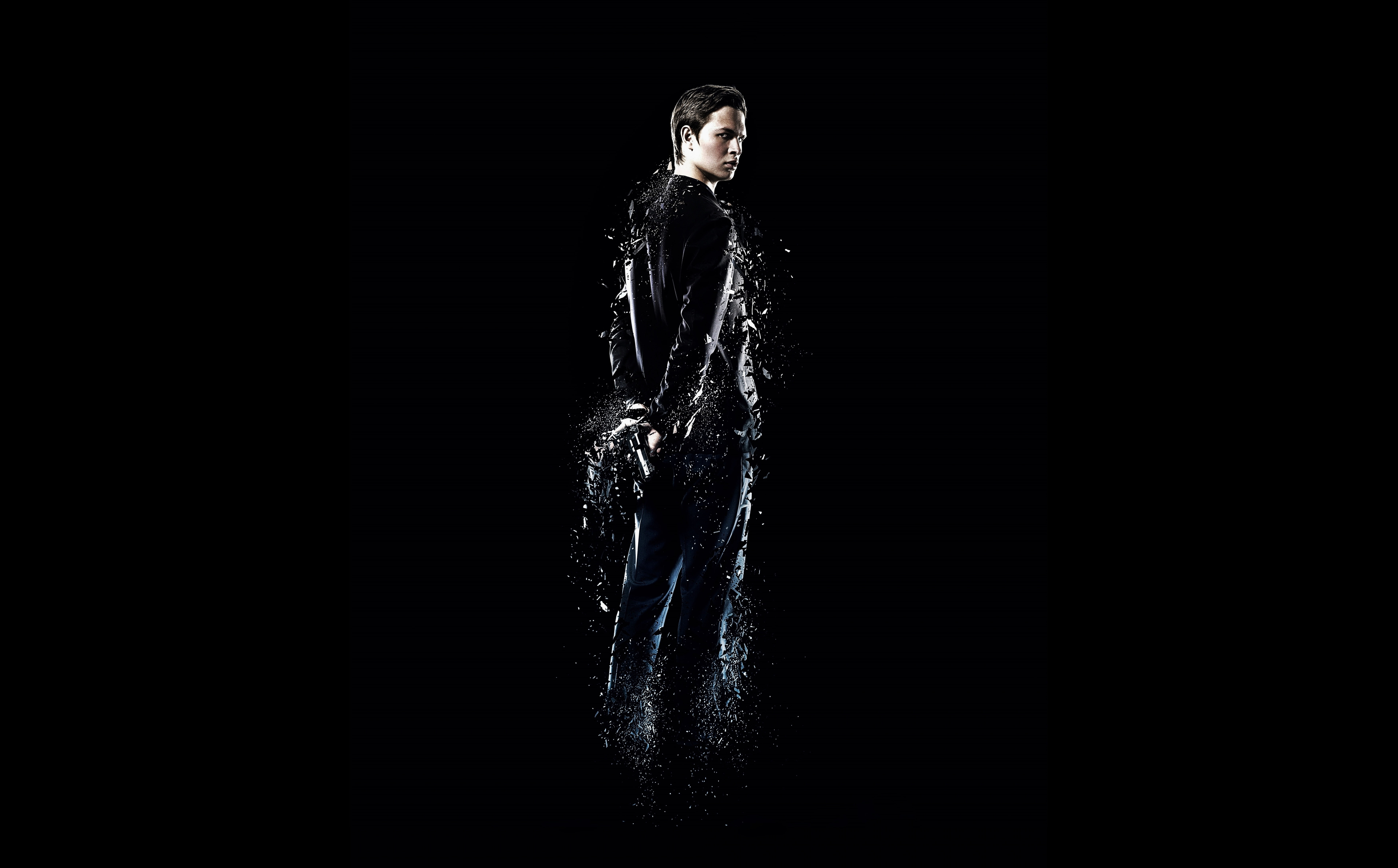 Movies, 8K, Movie, Film, Series, 2015, Caleb Prior, Divergent, black and white, Other Movies, caleb, Insurgent, science fiction, Ansel Elgort, prior, HD Wallpaper