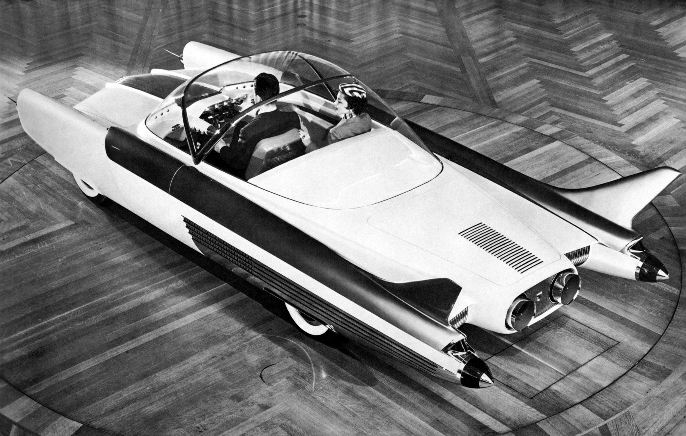 ford, 1954, concept, fx-atmos, 1080P, jet, HD Wallpaper