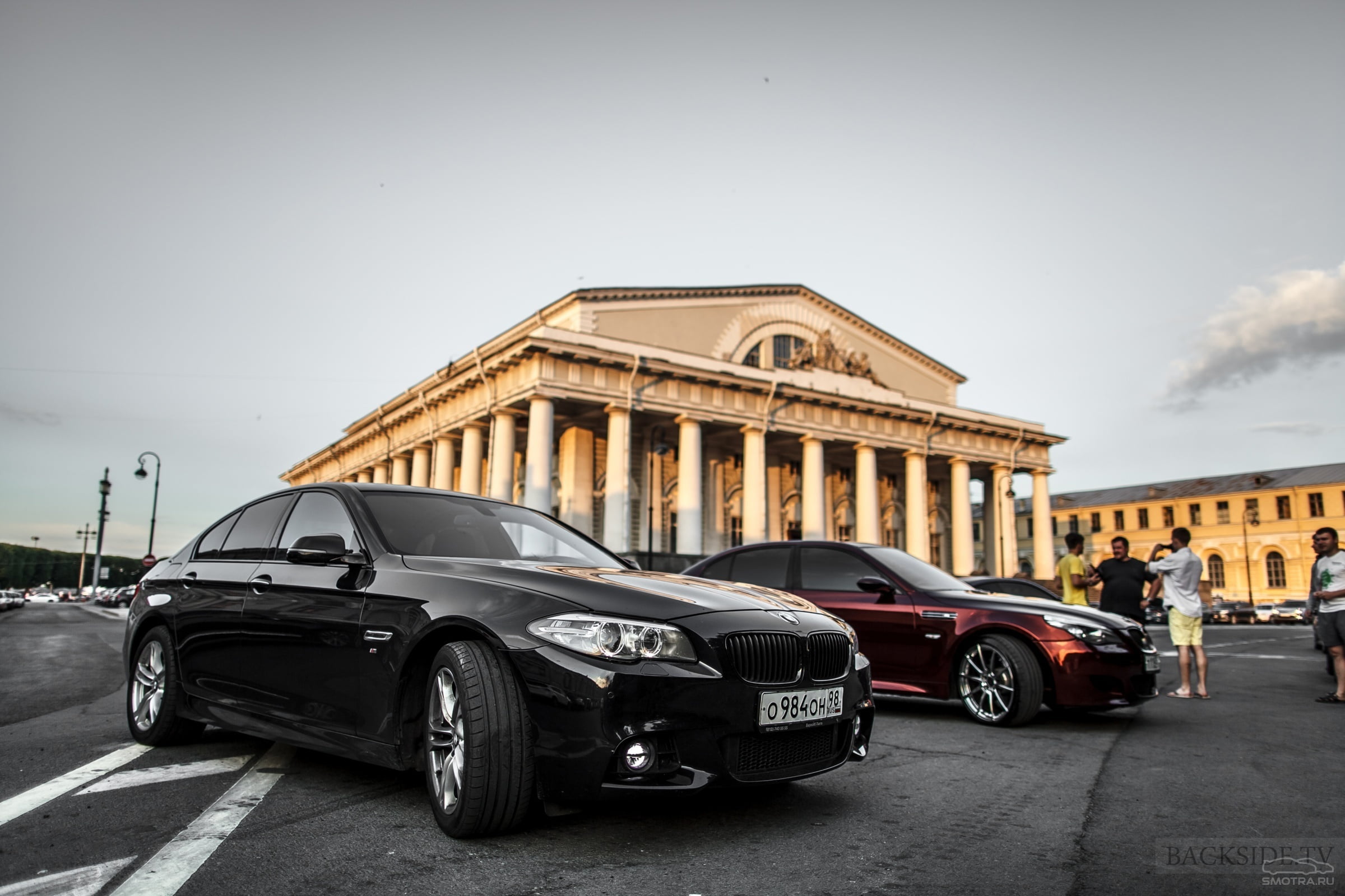 BMW, machine, sky, the past, E60, review, before, luxury, 1080P, building, transportation, nature, built structure, motor vehicle, Smotra, The how to check engine temperature, HD Wallpaper