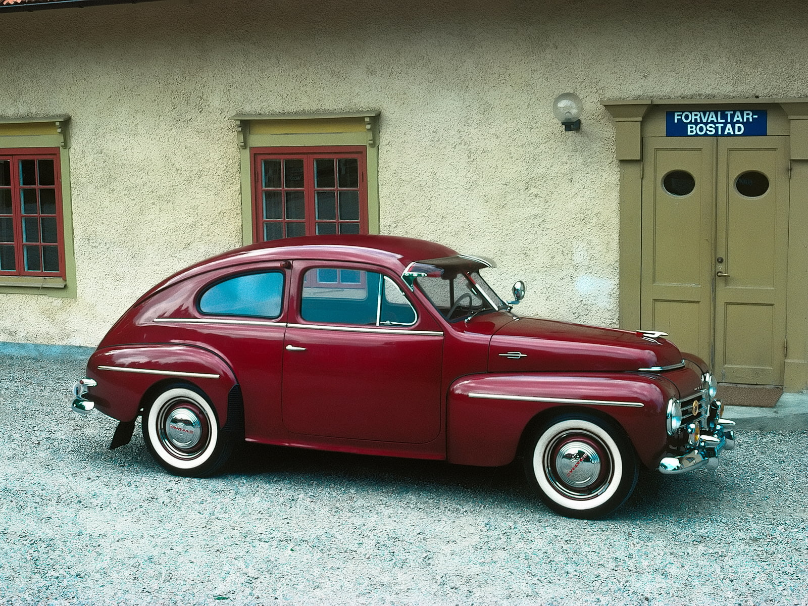 1953, pv444, retro, 720P, volvo, HD Wallpaper