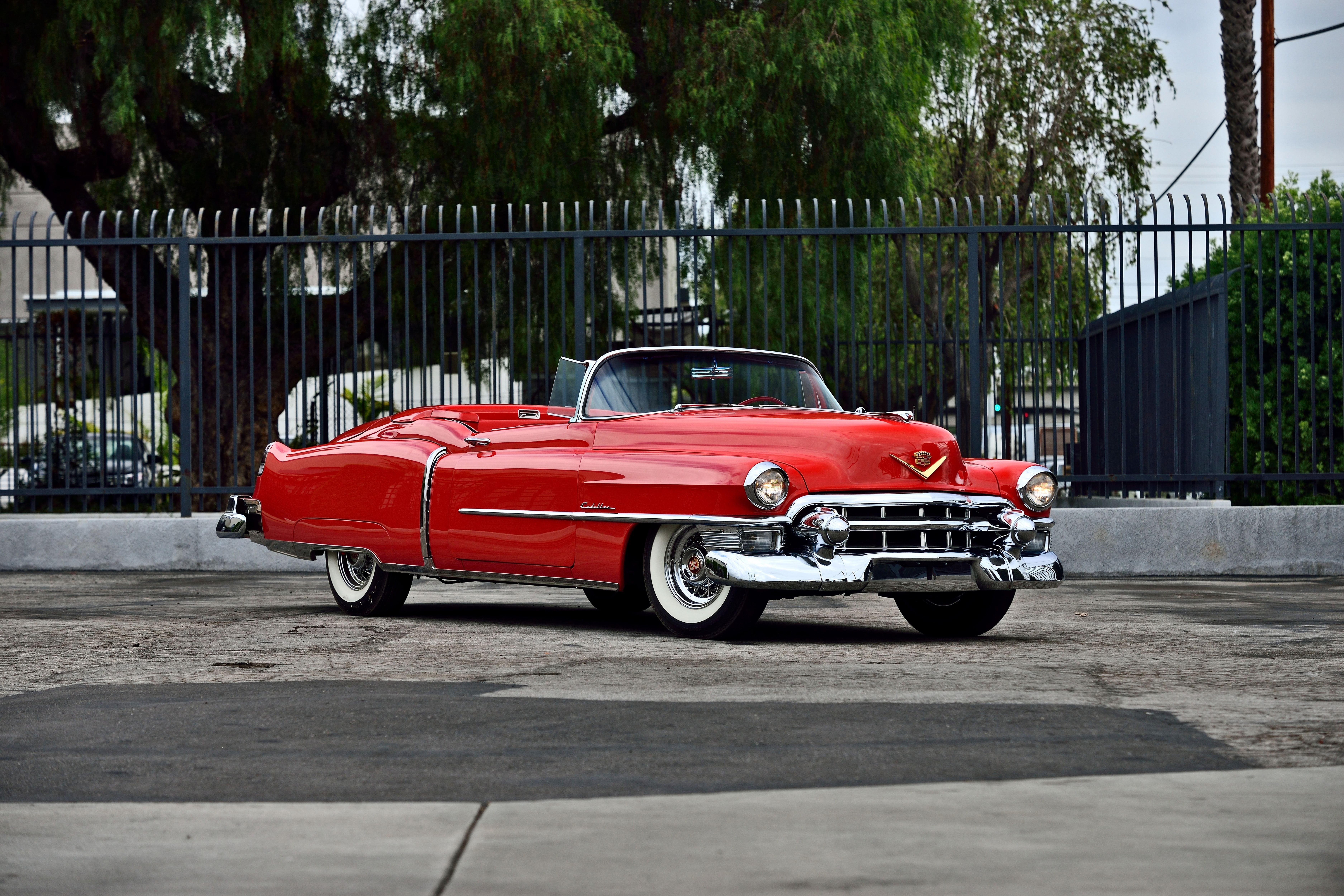 vintage, old, 1953, eldorado, classic, original, -09, convertible, 5K, cadillac, usa, HD Wallpaper