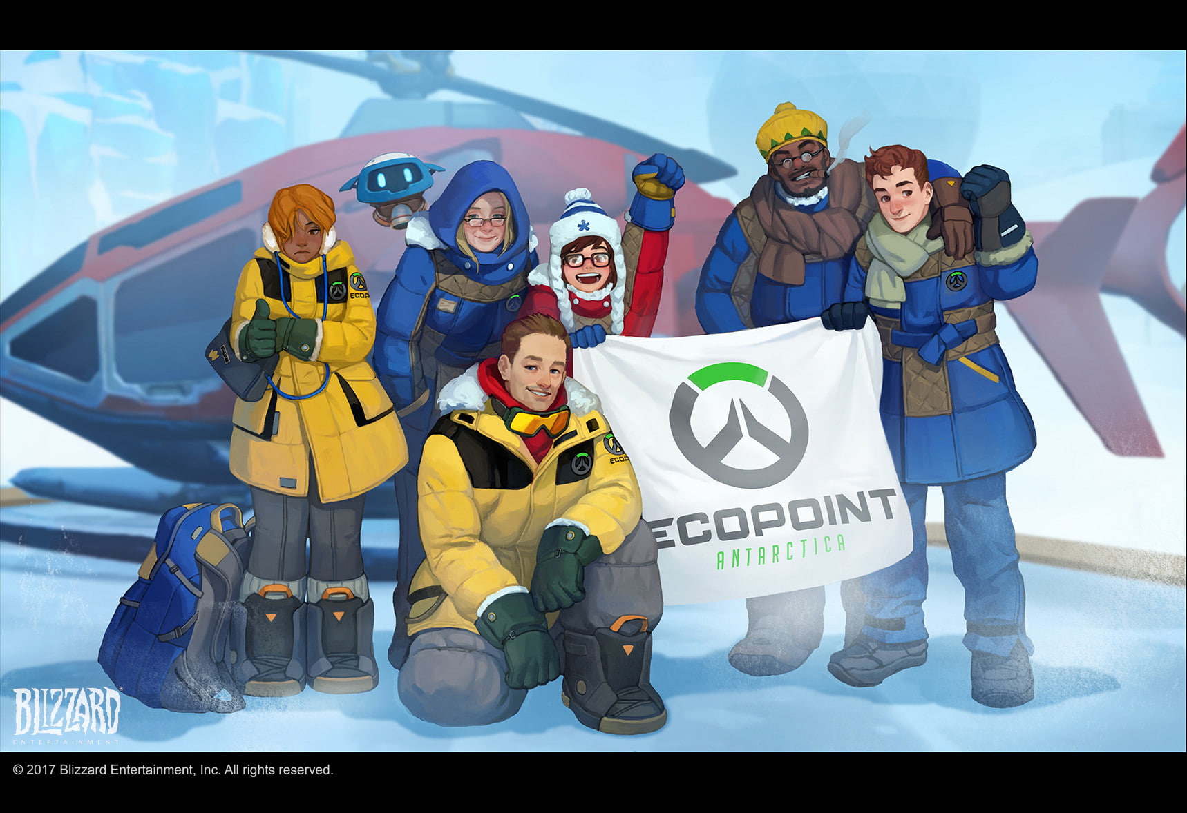 x, px, blizzard, 1718x1178 px, snow, entertainment, Blizzard Entertainment, celebrity, mei, Mei (Overwatch), hd, Snowball (Overwatch), Overwatch, snowball, HD Wallpaper