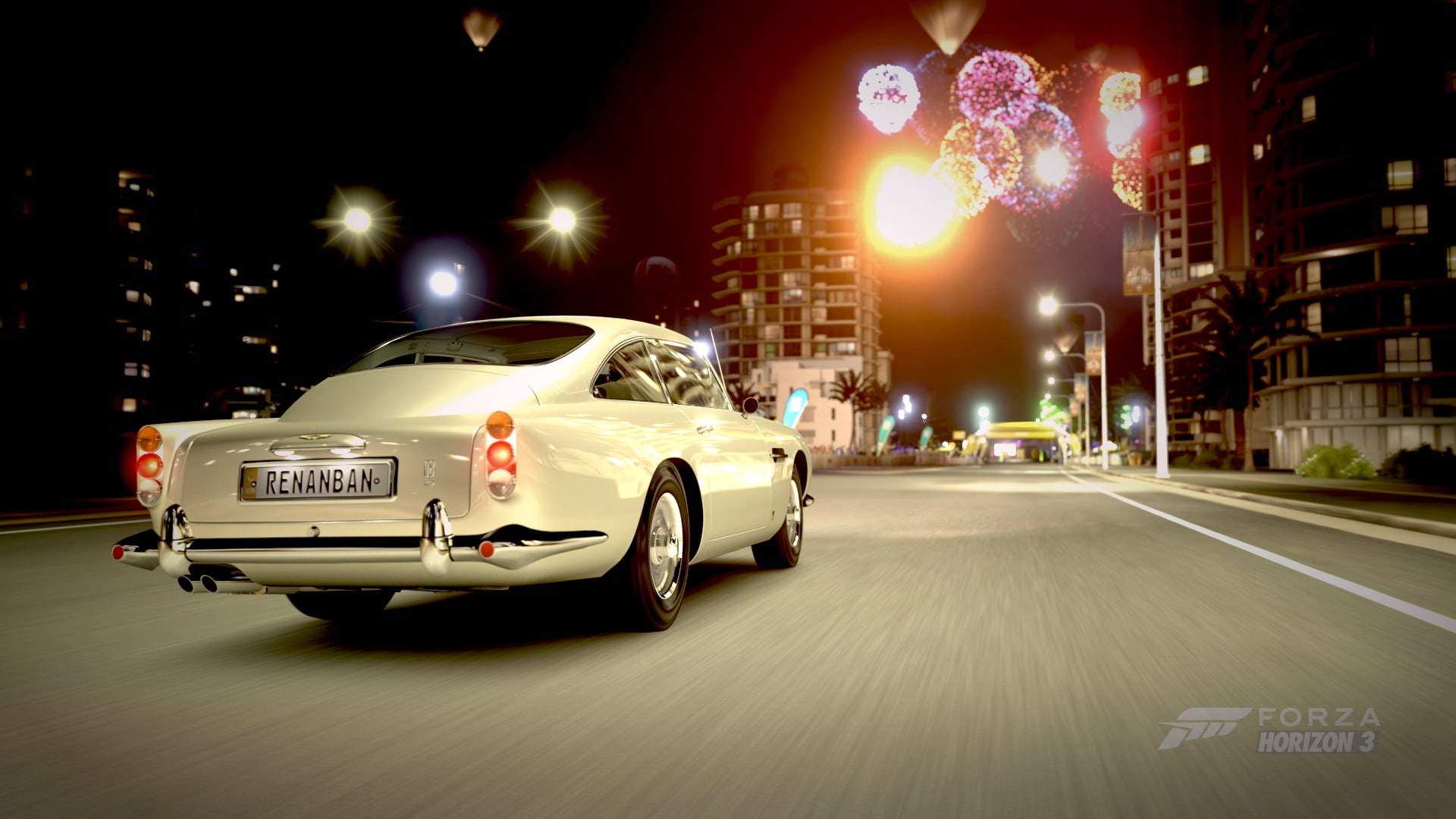 1080P, forza horizon 3, motion, transportation, illuminated, on the move, mode of transportation, building exterior, speed, street, land vehicle, architecture, HD Wallpaper