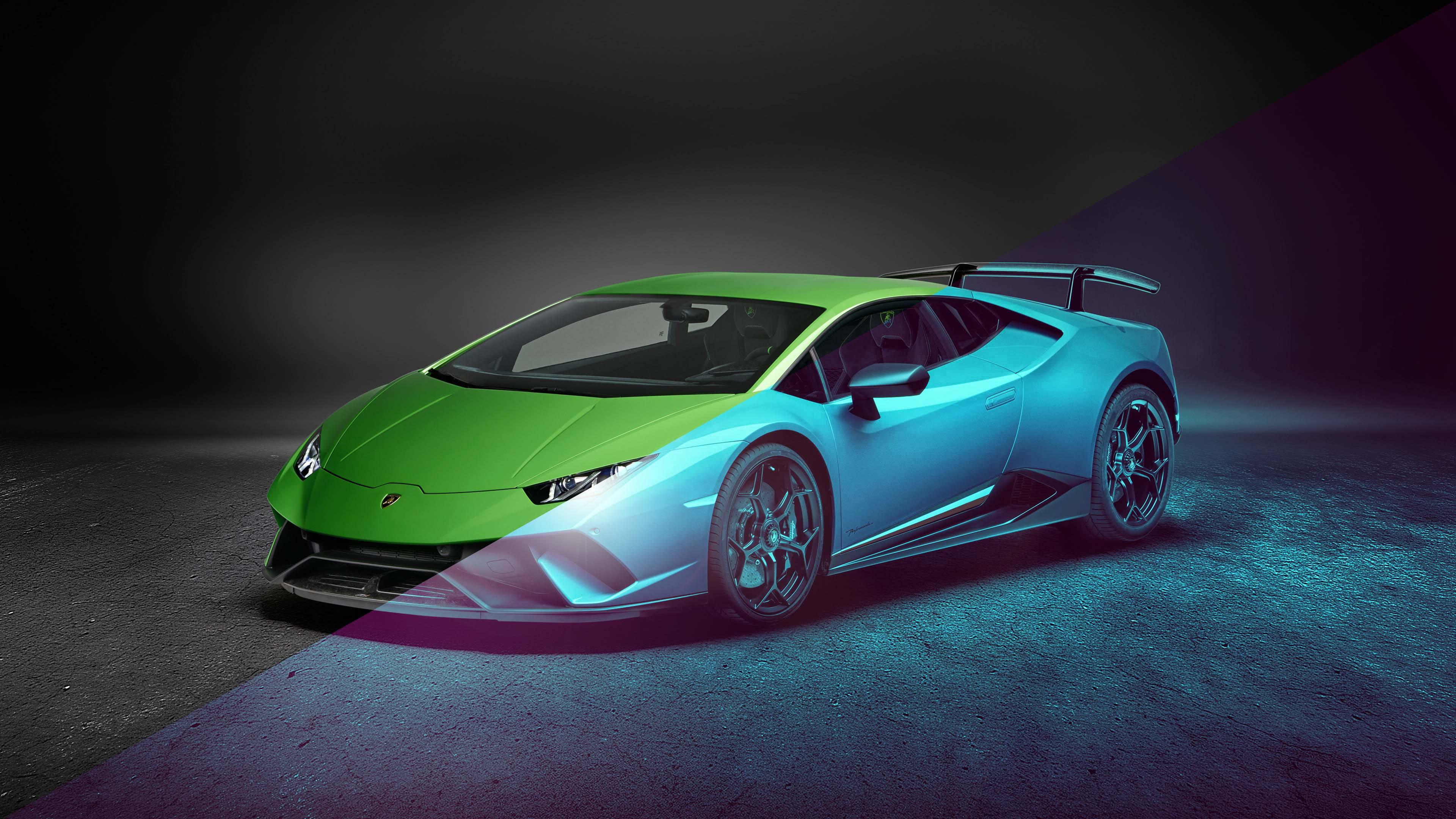 road trip, car, sports car, wealth, speed, silver colored, Lamborghini Huracan Performante, outdoors, 4K, mode of transportation, studio shot, racecar, HD Wallpaper