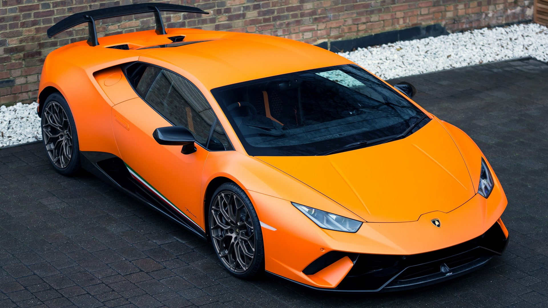 Sport Car, 1080P, Supercar, Car, Lamborghini, Lamborghini Huracan Performante, Orange Car, HD Wallpaper