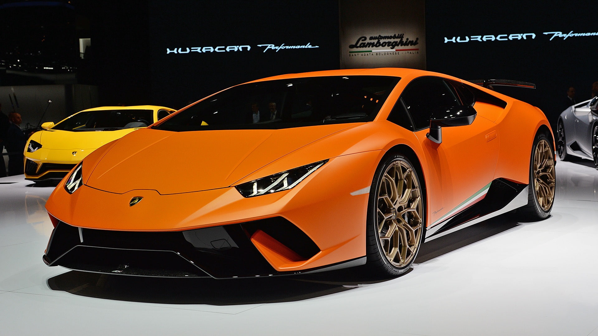 1080P, lamborghini, performante, 2017, huracan, HD Wallpaper
