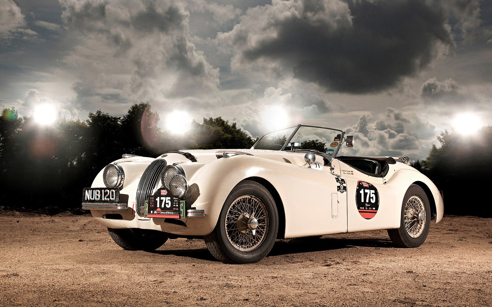 white, cabrio, car, jaguar, xk, convertible, roadster, old car, 1080P, HD Wallpaper