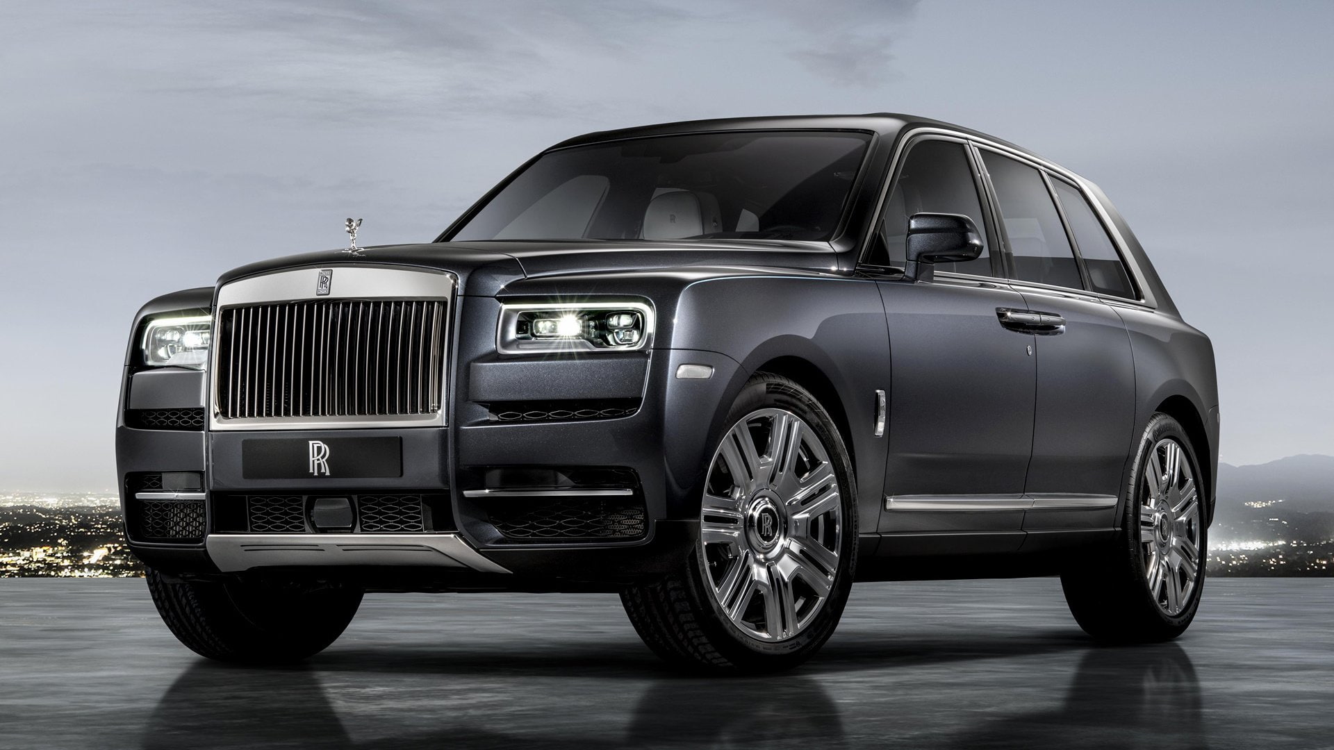 Luxury Car, 1080P, Rolls Royce, SUV, Rolls-Royce Cullinan, Car, Full-Size Car, Black Car, HD Wallpaper