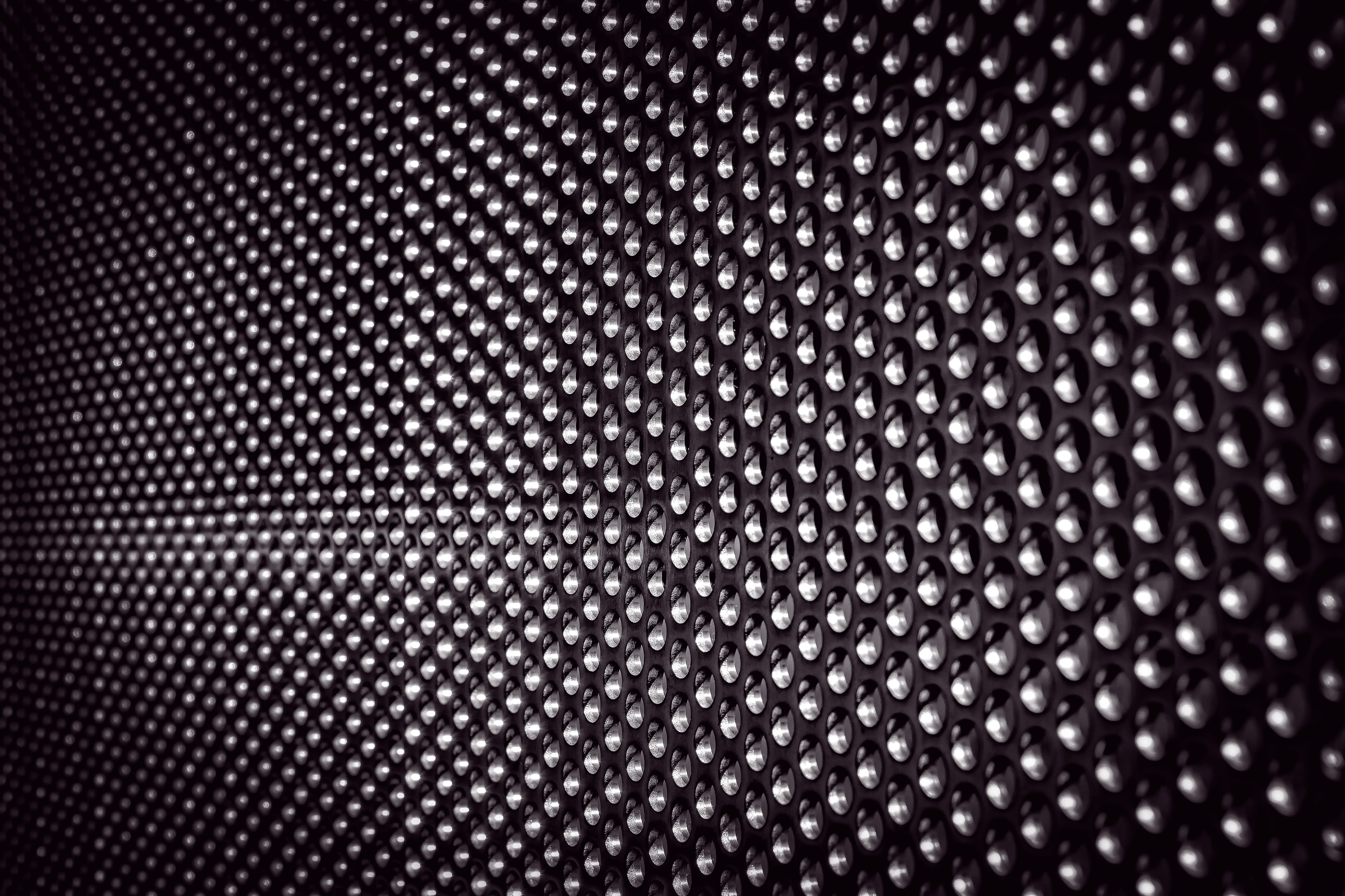 indoors, abstract backgrounds, geometric shape, surface, dark, structure, ornament, backgrounds, silver colored, hexagon, modern, decor, full frame, futuristic, HD Wallpaper