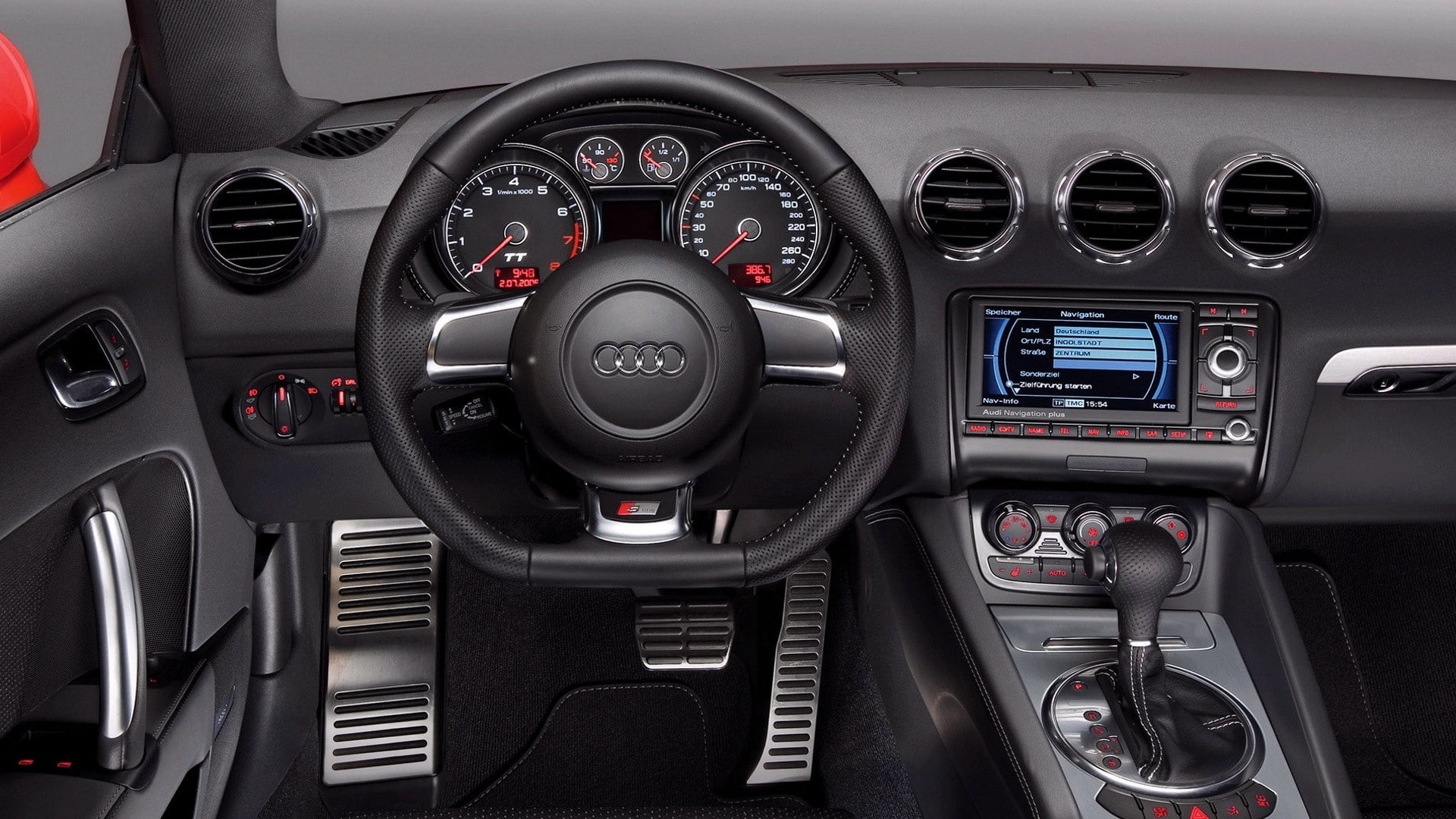 art, hd, interiors, tt, Audi, car interiors, 1080P, cars, Audi TT, car, cockpit, HD Wallpaper