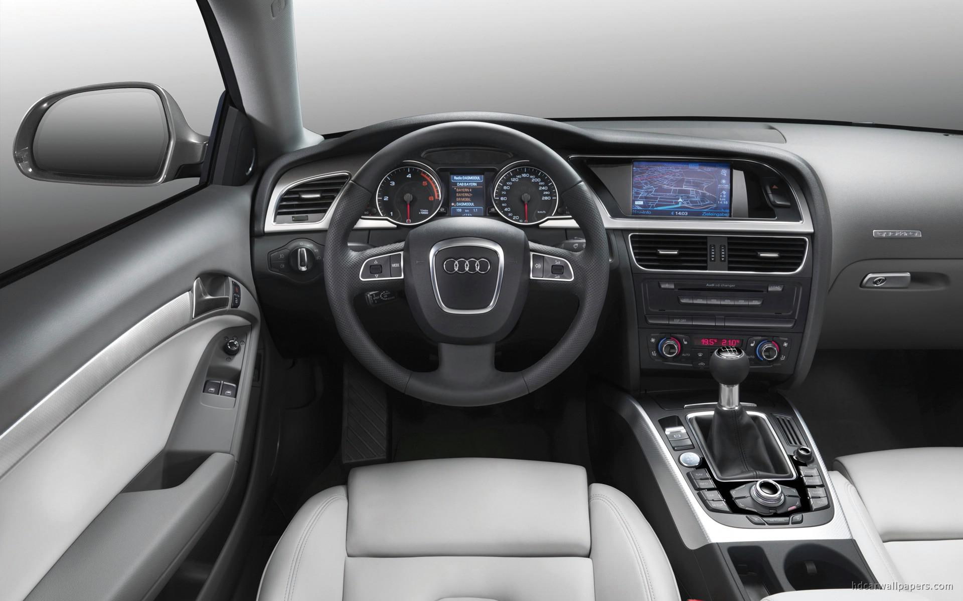 audi, steering, 1080P, cars, interior, gray, wheel, HD Wallpaper