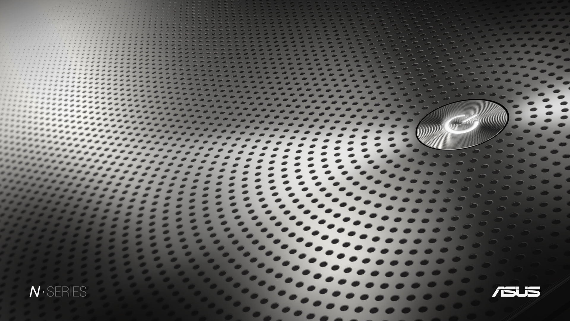 communication, no people, button, shape, stainless Steel, textured Effect, textured, grid, technology, 1080P, power, Laptop, circle, shiny, ASUS, abstract, HD Wallpaper