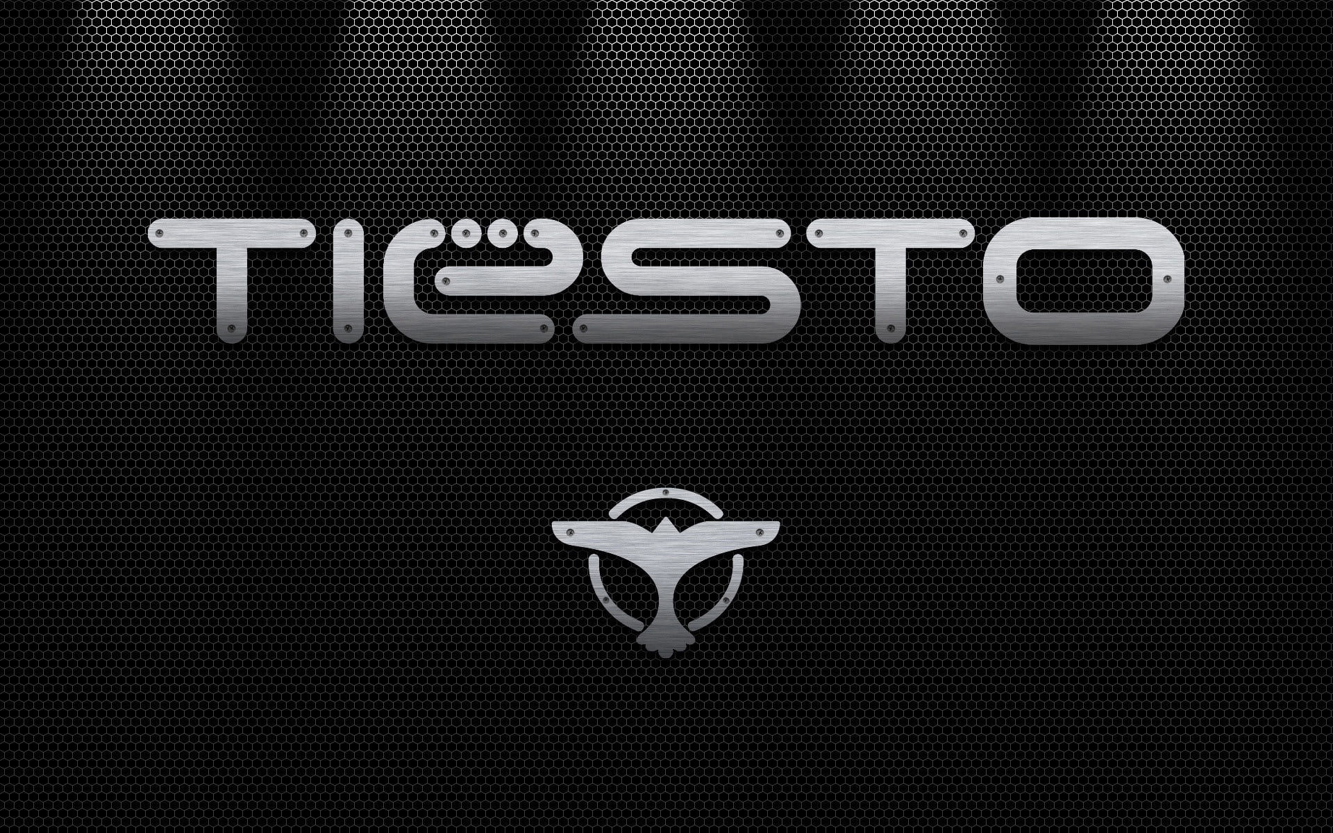 hole, text, capital letter, silver Colored, vector, shape, design, perforated, 1080P, technology, black Color, illustration, tiesto, light, black background, HD Wallpaper