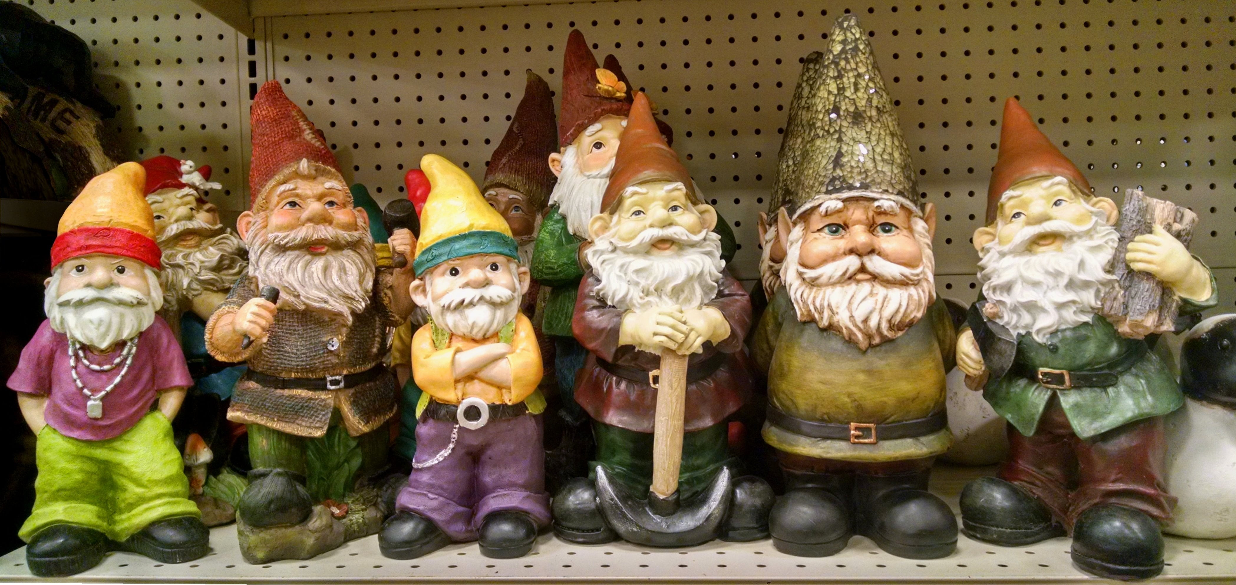 close-up, human representation, 4K, perforated, representation, still life, craft, figurine, indoors, color, variation, male likeness, gnome, creativity, HD Wallpaper