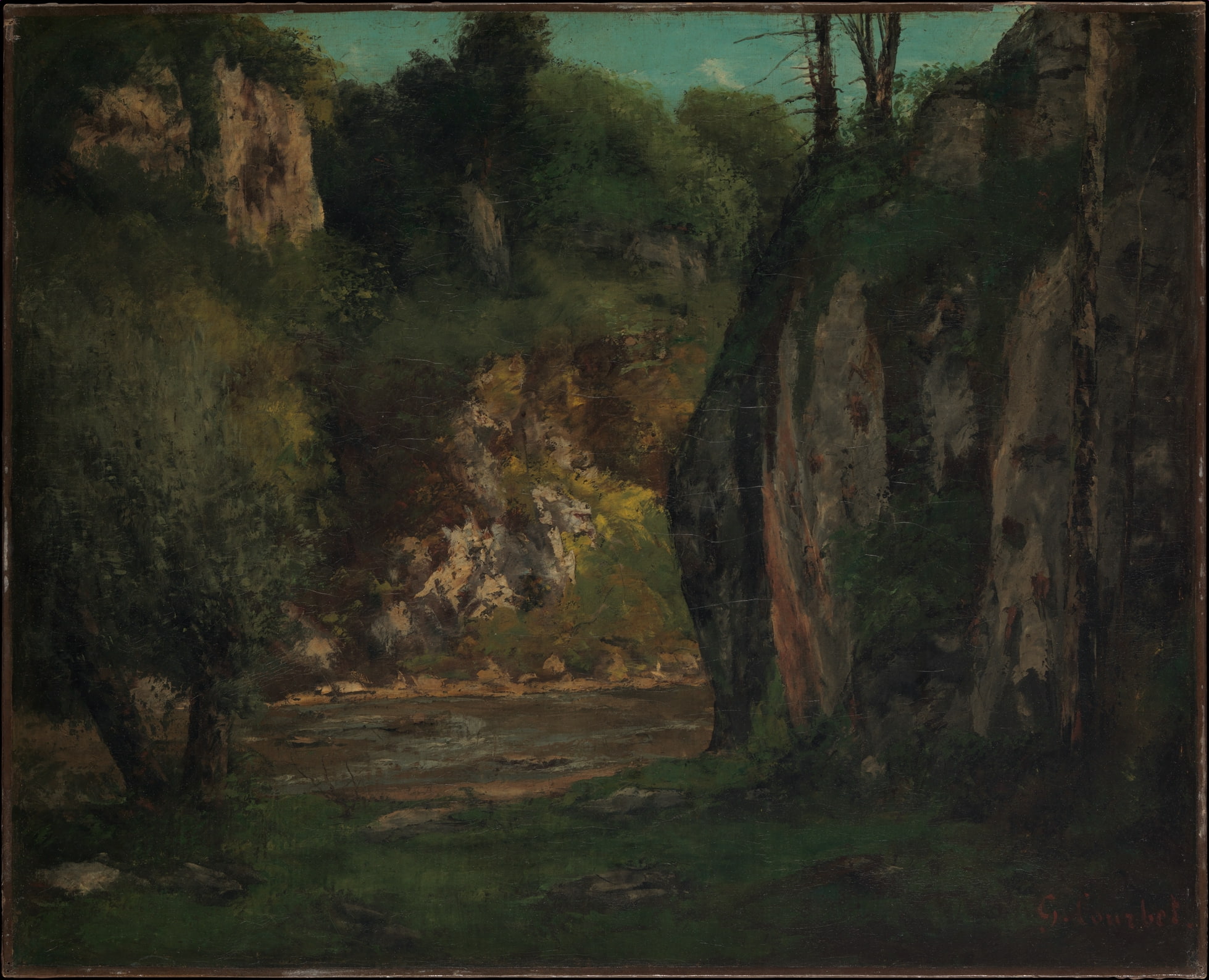 Gustave Courbet, oil painting, classic art, 1080P, HD Wallpaper